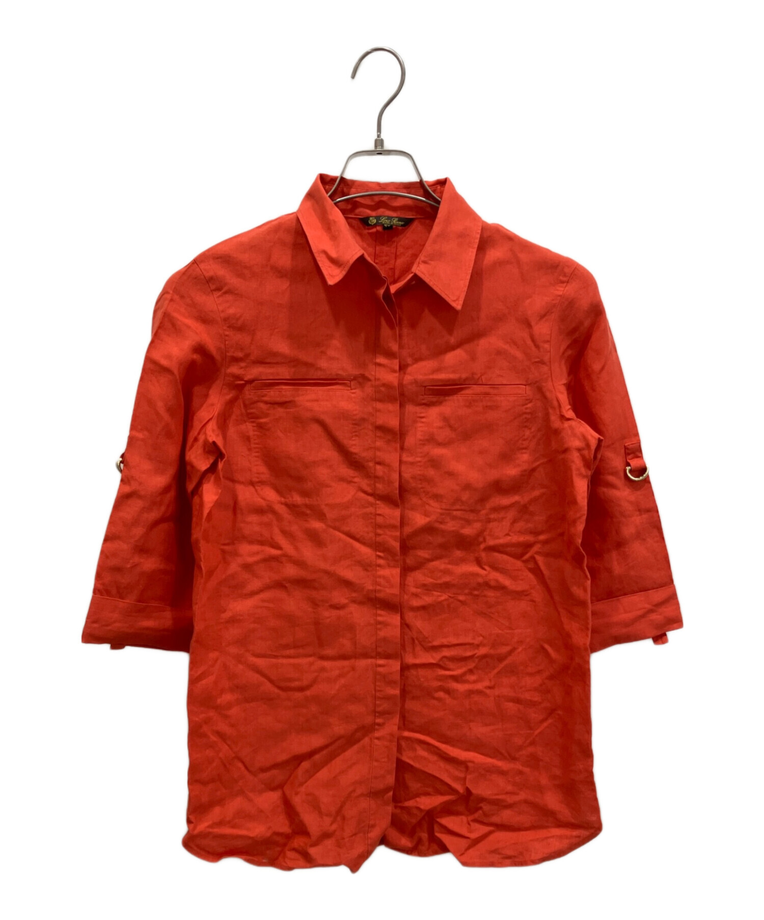 中古・古着通販】LORO PIANA (ロロピアーナ) リネンシャツ レッド