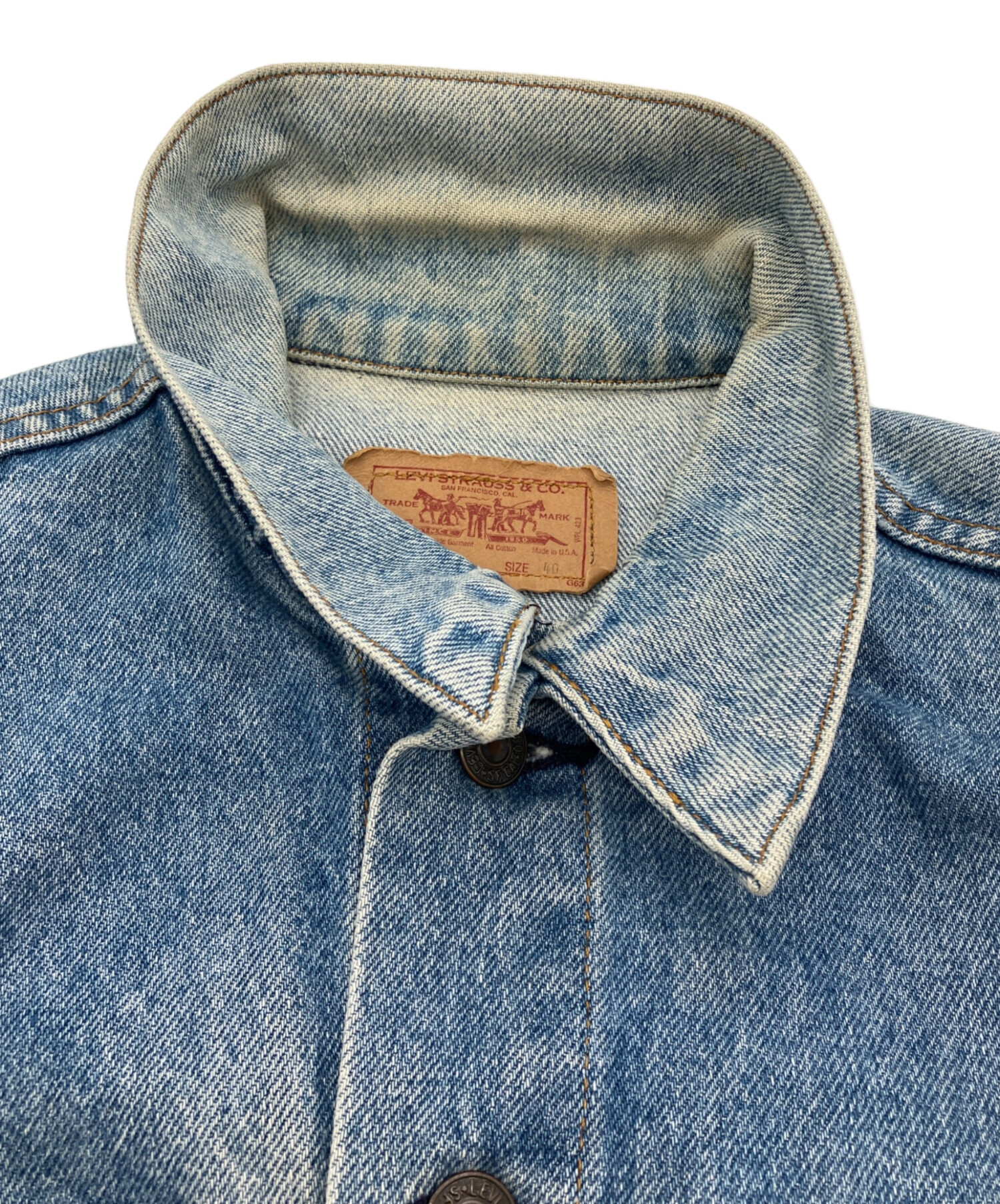 中古・古着通販】LEVI'S (リーバイス) 90S デニムジャケット ブルー