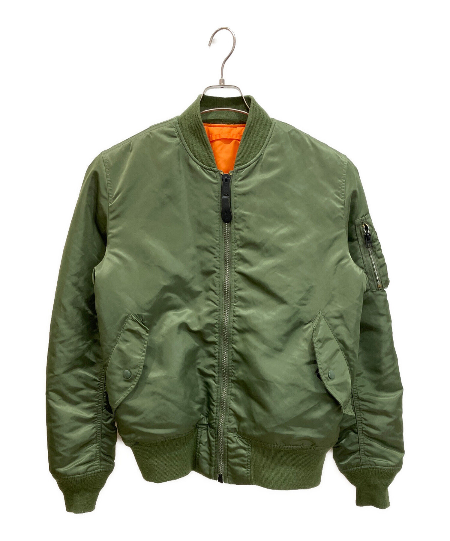美品　希少サイズ　ALPHA INDUSTRIES MA-1カーキ3L 中古・古着通販】ALPHA INDUSTRIES (アルファインダストリーズ) MA-1