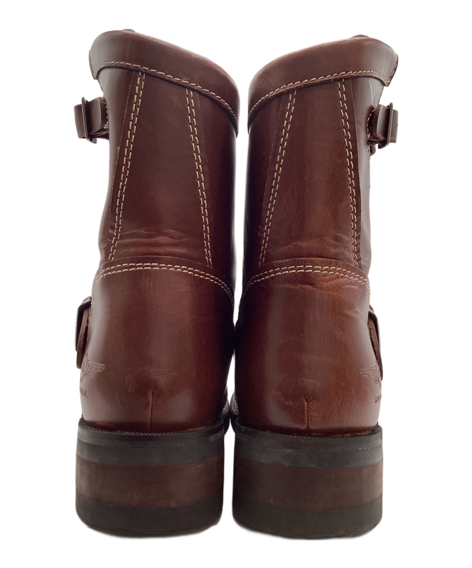 新品未使用！ ALPHA INDUSTRIES/チャッブーツ ブラウン 25.5 中古・古着通販】ALPHA (アルファ) ショートエンジニアブーツ ブラウン