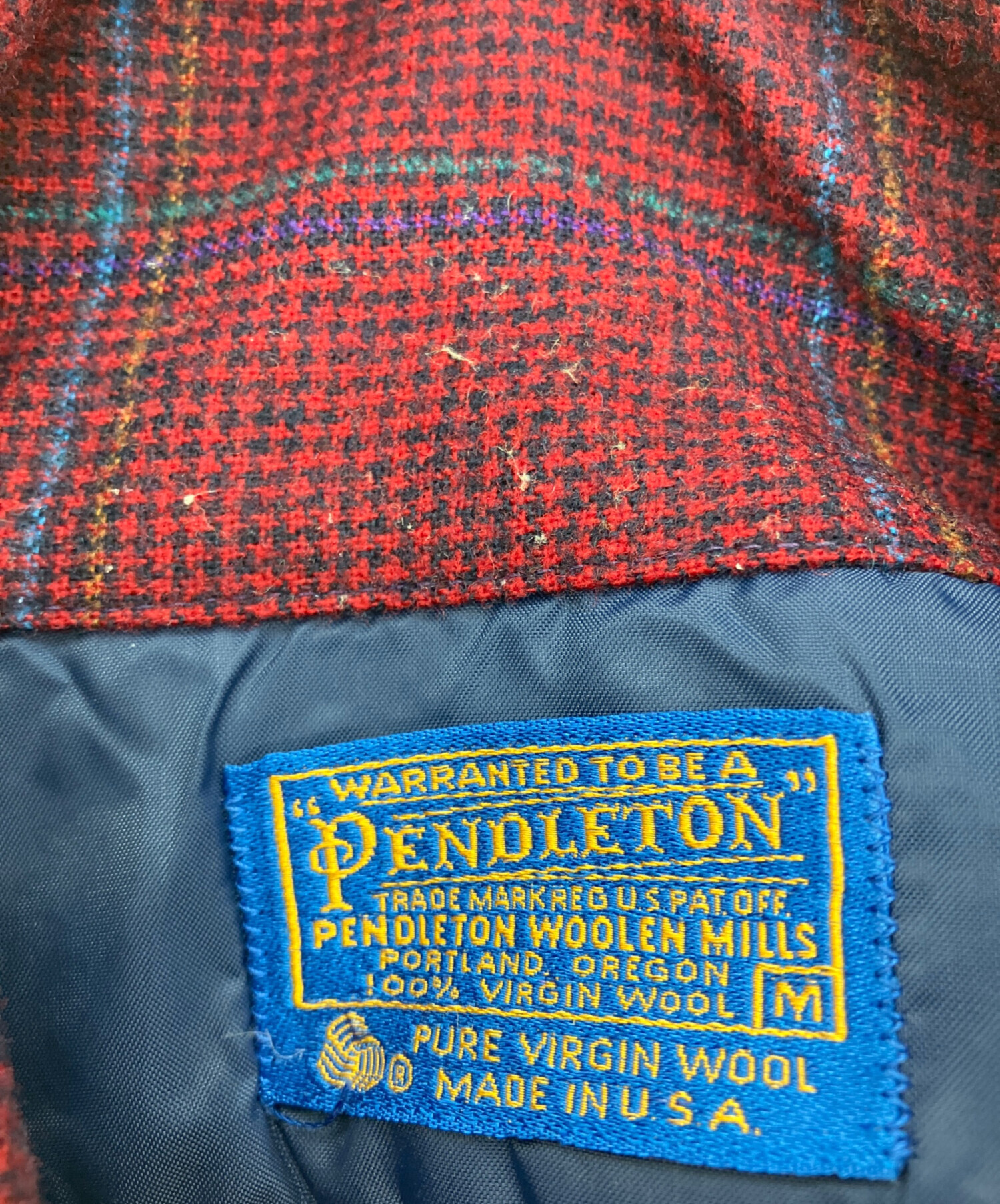 PENDLETON 70’s 【高配色】Mサイズ 中古・古着通販】PENDLETON (ペンドルトン) 70S オープンカラー ボード