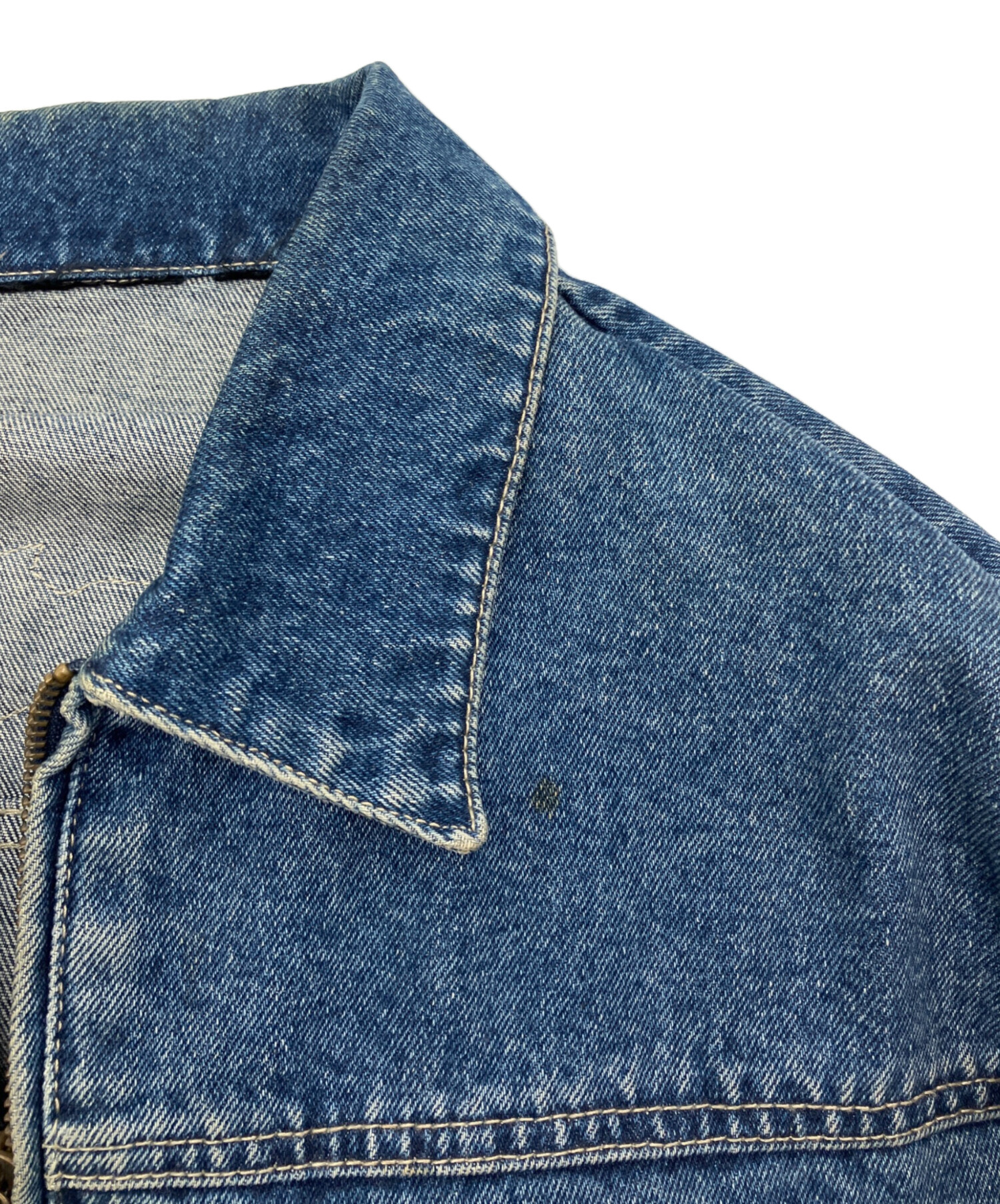 新品 ROCA WEAR　ロカウェア　折り返し デニムセットアップ　Gジャン 中古・古着通販】ROCA WEAR (ロカウェア) 古着ジップアップ デニム