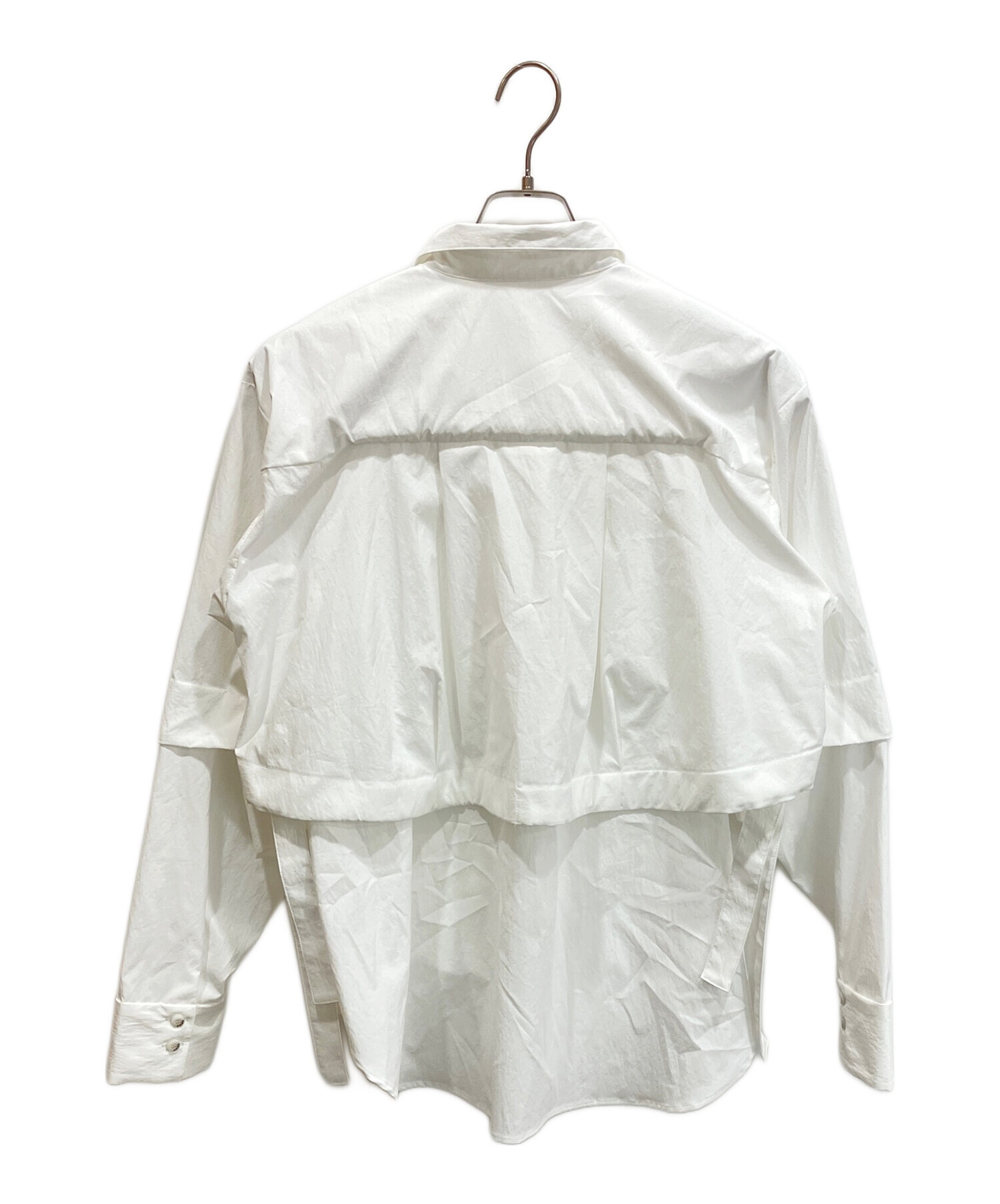 中古・古着通販】OMMO (オーエムエムオー) 2WAY TUCK LAYERED SHIRT 
