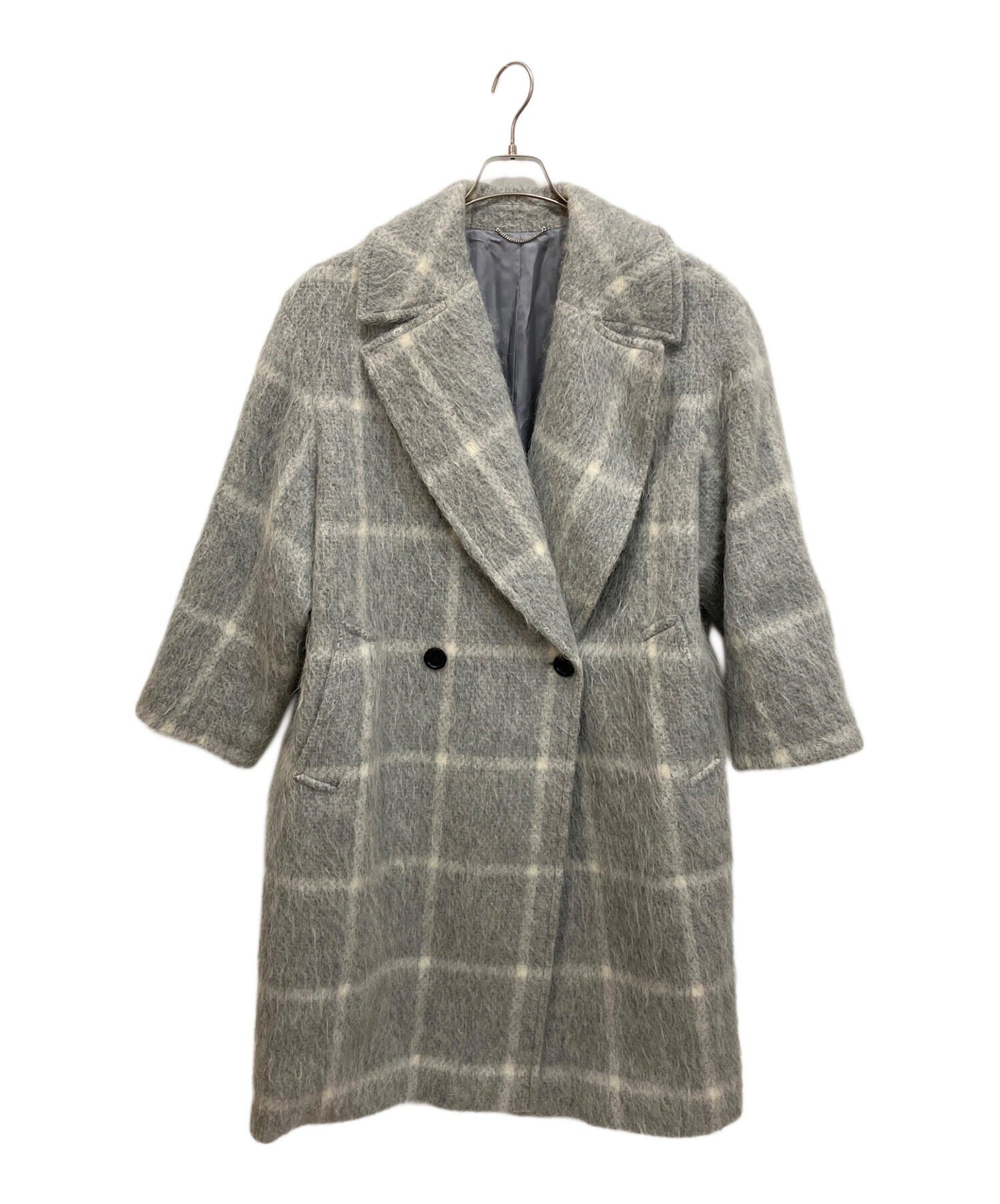 中古・古着通販】23区 (ニジュウサンク) MANTECOシャギーチェック 