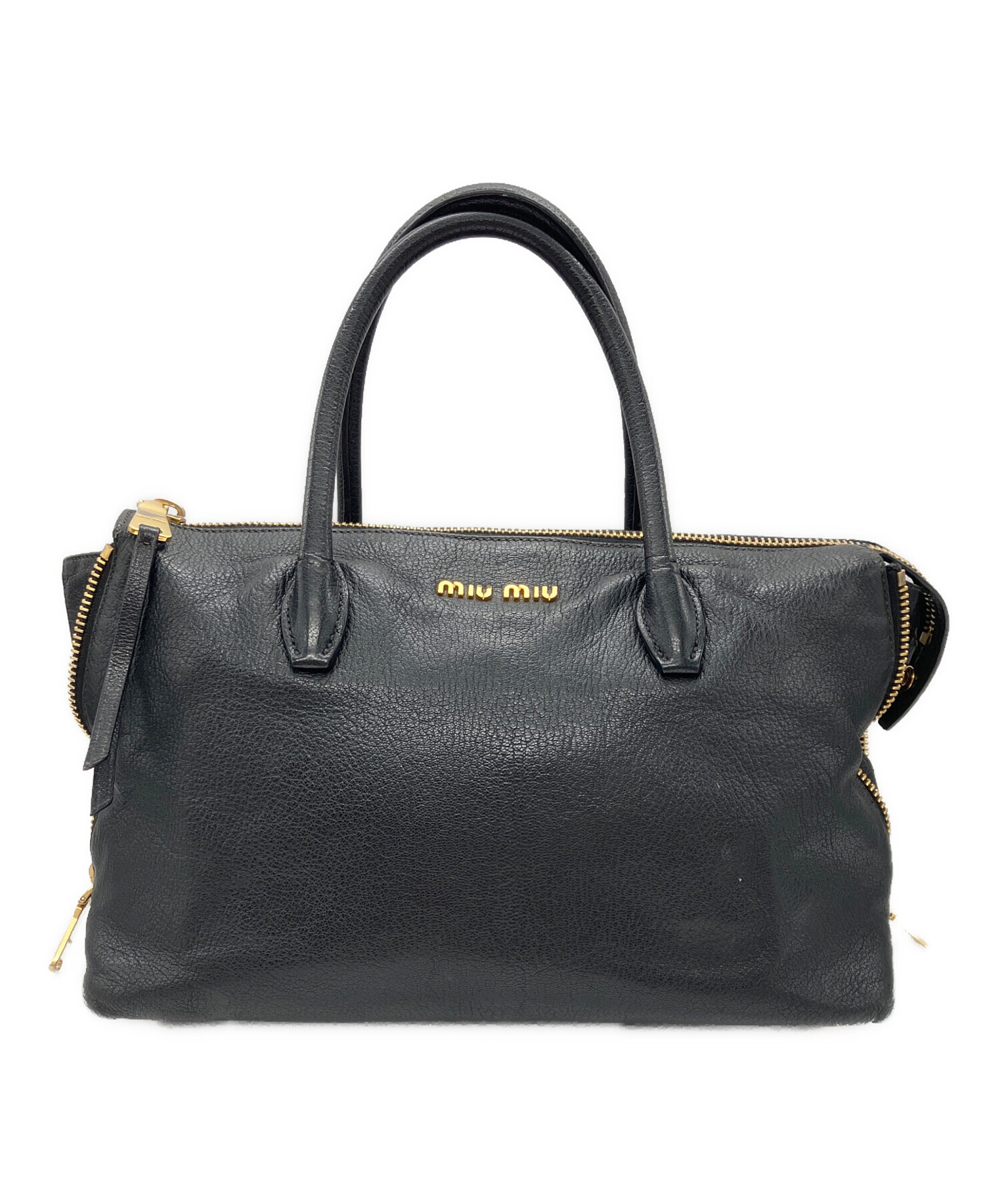 中古・古着通販】MIU MIU (ミュウミュウ) マドラス2WAYバッグ ブラック
