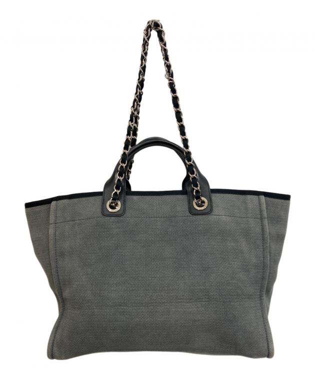 中古・古着通販】CHANEL (シャネル) ドーヴィル GM 2WAY トートバッグ 