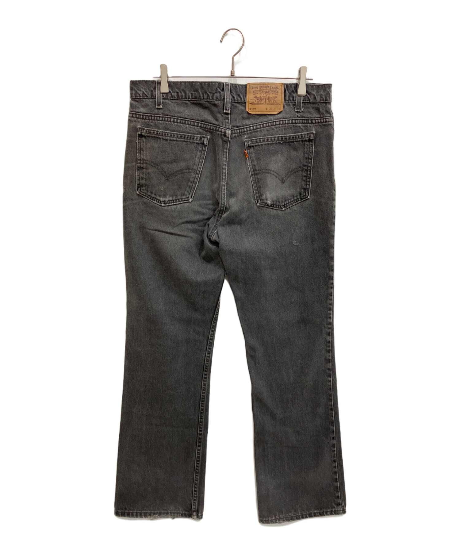 中古・古着通販】LEVI'S (リーバイス) 90S 517デニムパンツ ブラック