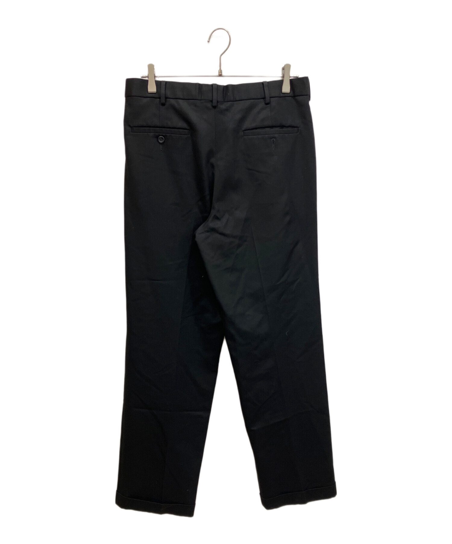 中古・古着通販】DOCKERS (ドッカーズ) タックワイドパンツ ブラック