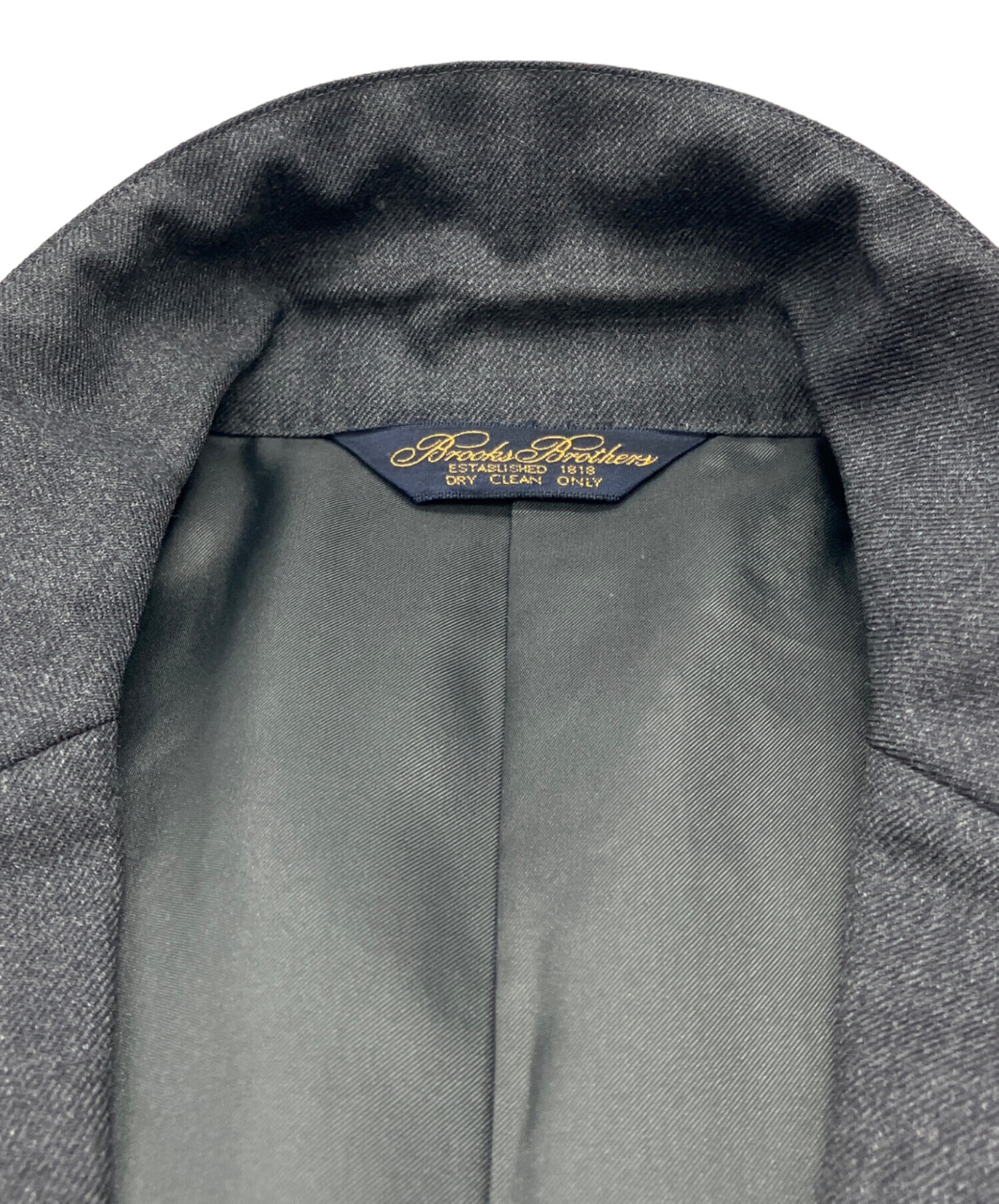 Brooks Brothers 1818 テーラードジャケット 36S グレー 中古・古着通販】BROOKS BROTHERS (ブルックスブラザーズ) ウール