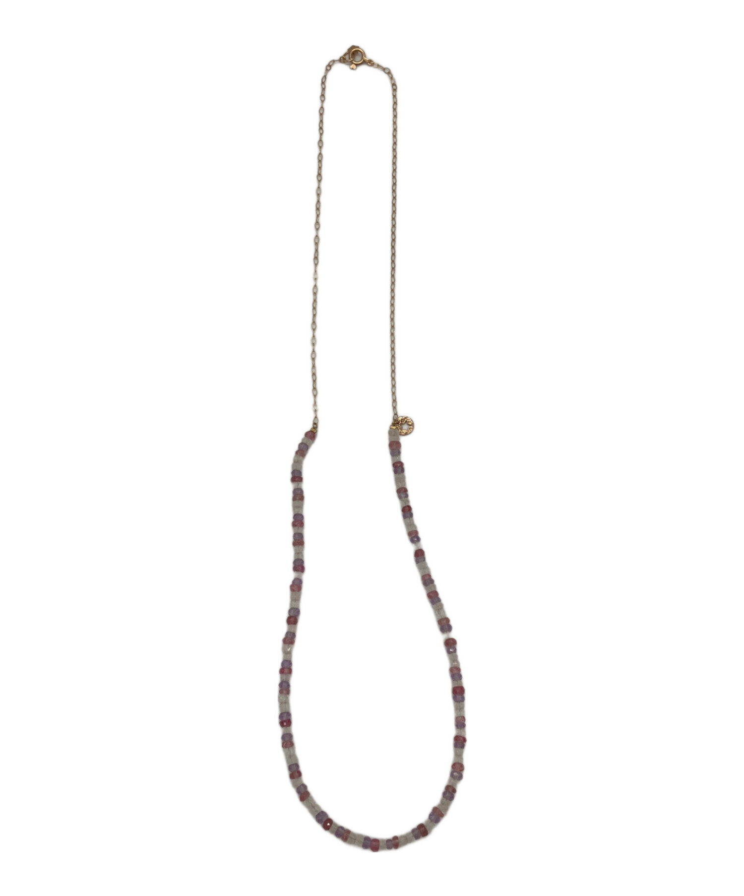 STAR JEWELRY girl ネックレス ゴールド ストーン 中古・古着通販】STAR JEWELRY (スタージュエリー) イエローゴールド