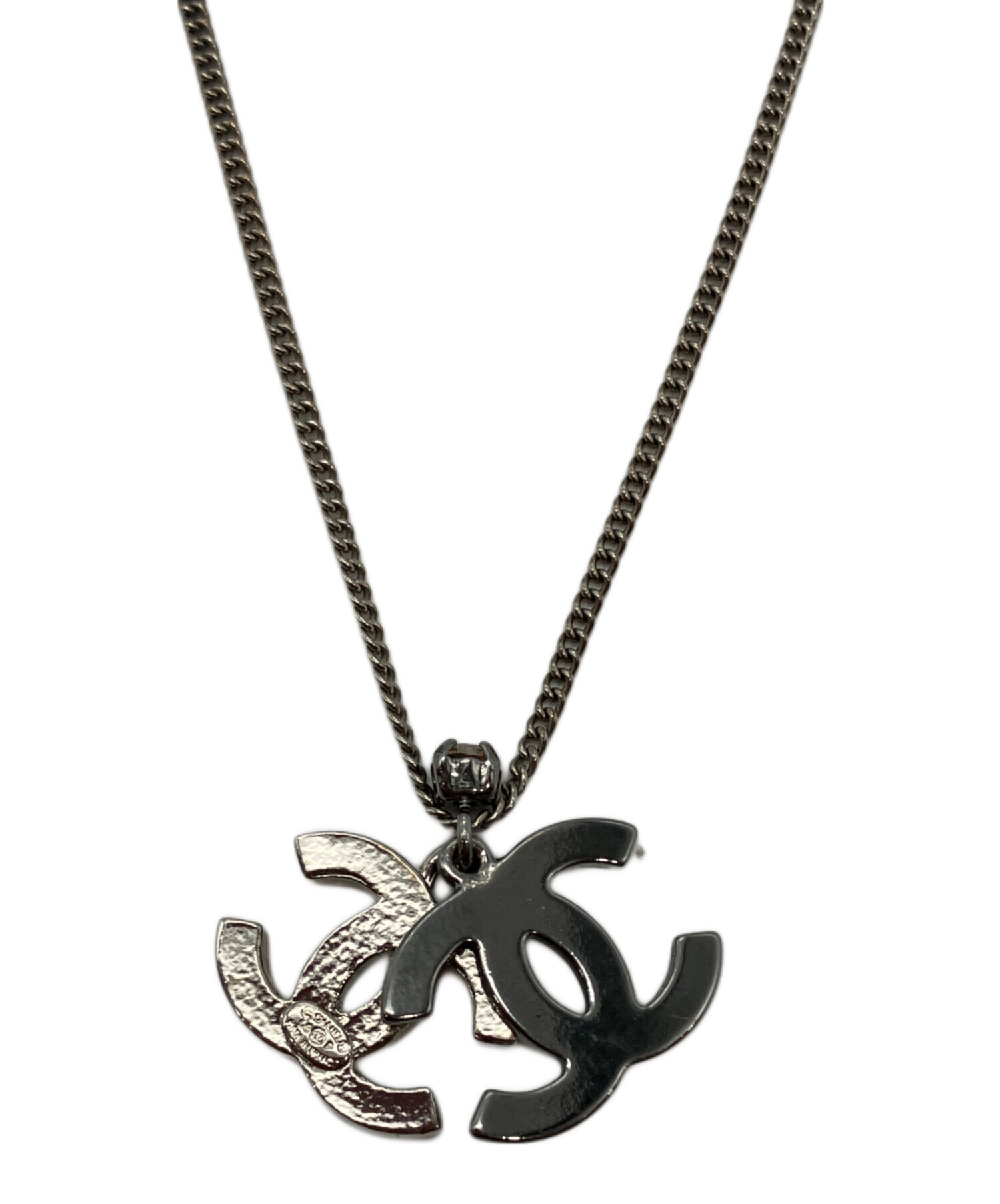 中古・古着通販】CHANEL (シャネル) ダブルココマーク ラインストーン