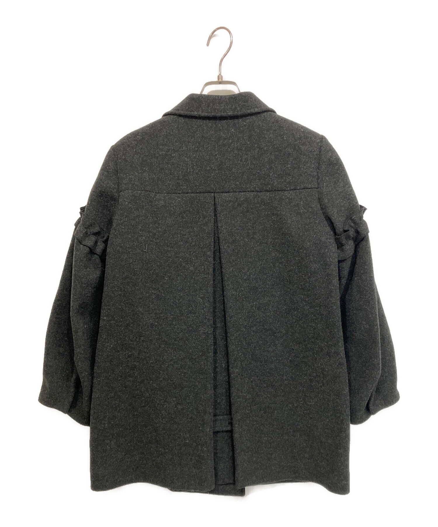 中古・古着通販】epine (エピヌ) volume wool tailored coat gray