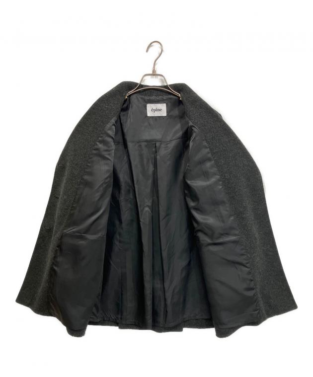 中古・古着通販】epine (エピヌ) volume wool tailored coat gray
