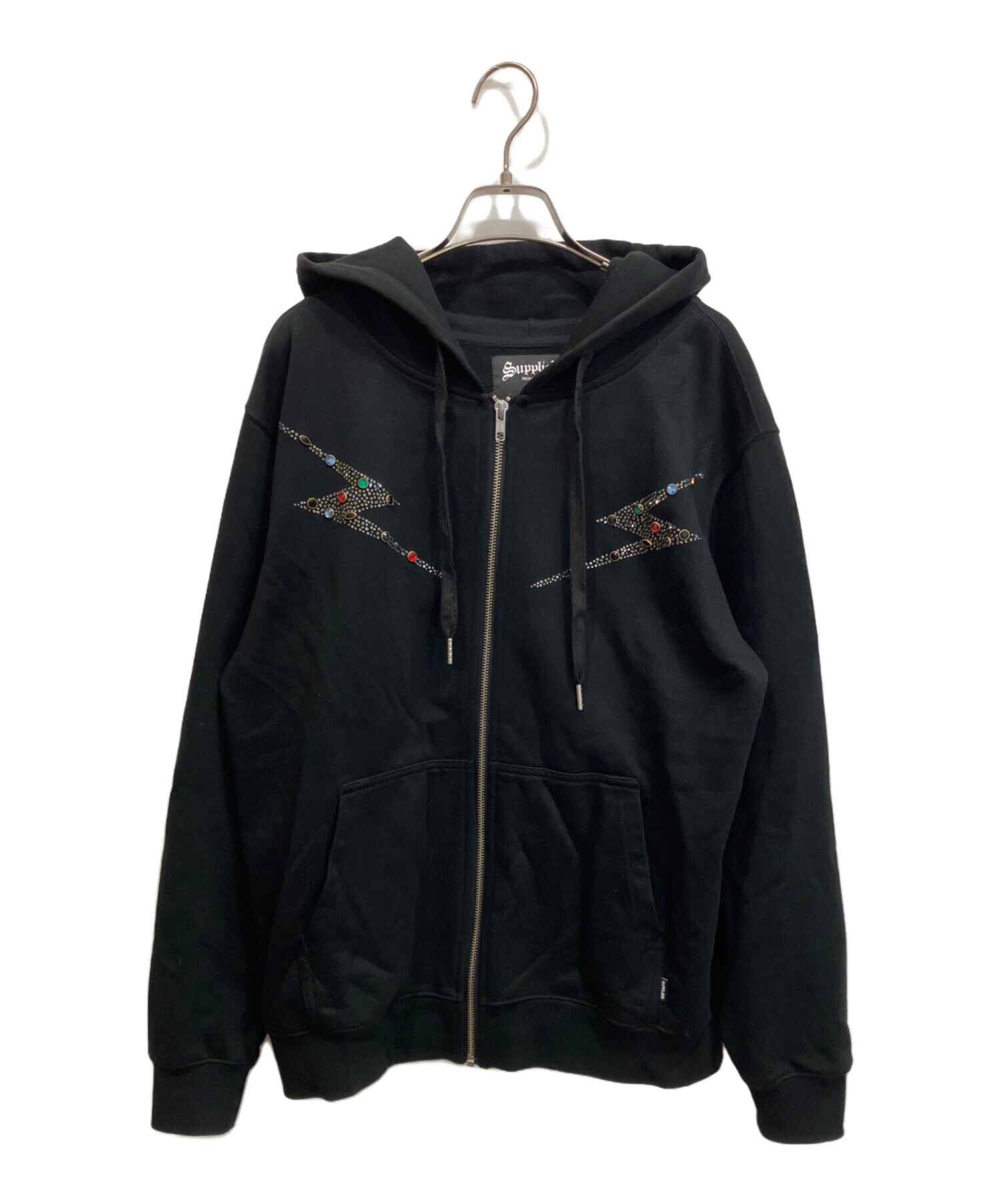 中古・古着通販】SUPPLIER (サプライヤー) Lightning Rhinestone Zip