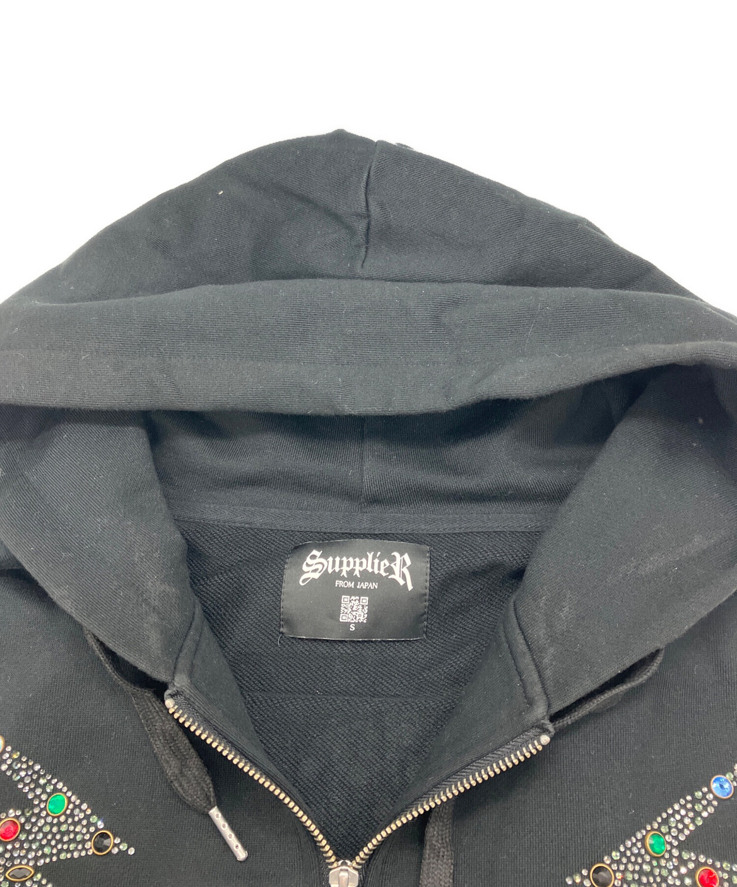 中古・古着通販】SUPPLIER (サプライヤー) Lightning Rhinestone Zip
