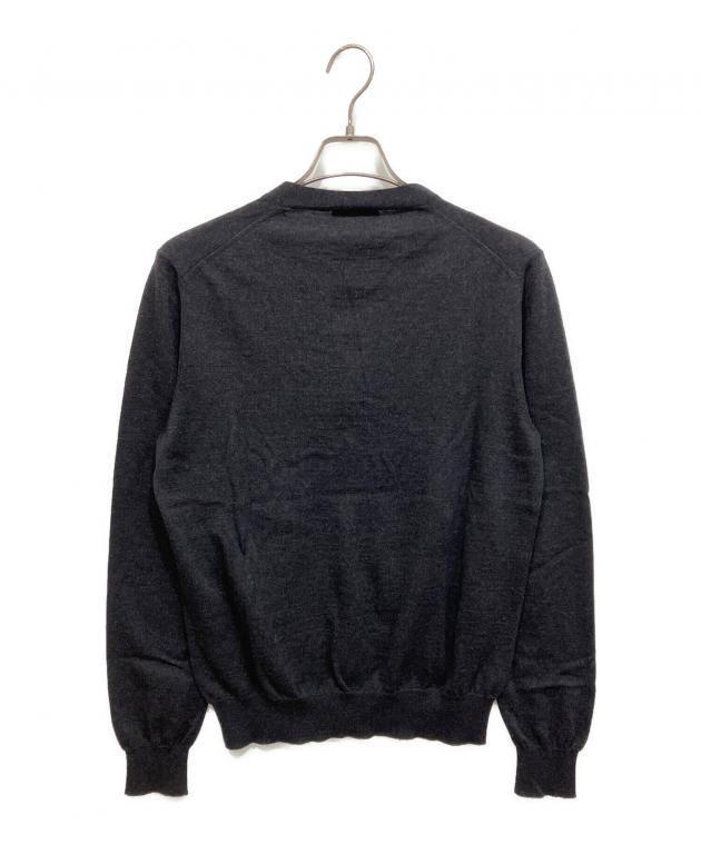 中古・古着通販】PRADA (プラダ) ウールカーディガン ブラック サイズ