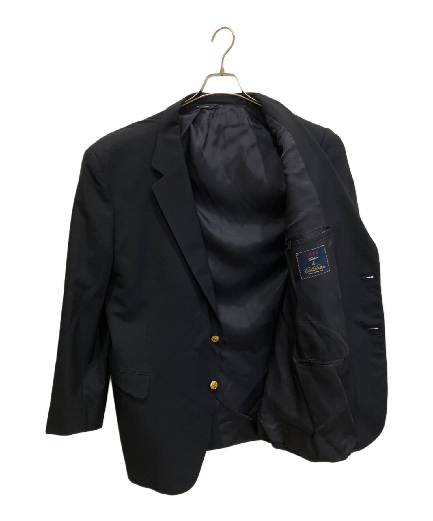 【ロロピアーナ】ブルックスブラザーズ　紺ブレザー　フォーマルスーツ　入園式 中古・古着通販】BROOKS BROTHERS (ブルックスブラザーズ) LORO PIANA