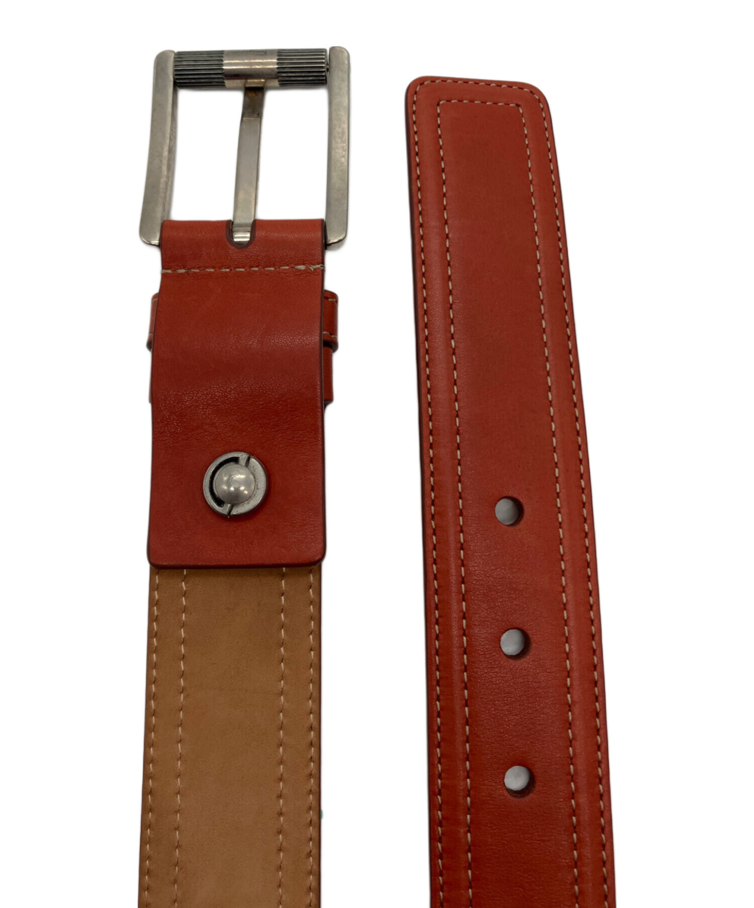 ★Ferragamo 【フェラガモ】レザー ベルトポーチ ブラウン 珍品レア 中古・古着通販】Salvatore Ferragamo (サルヴァトーレ フェラガモ