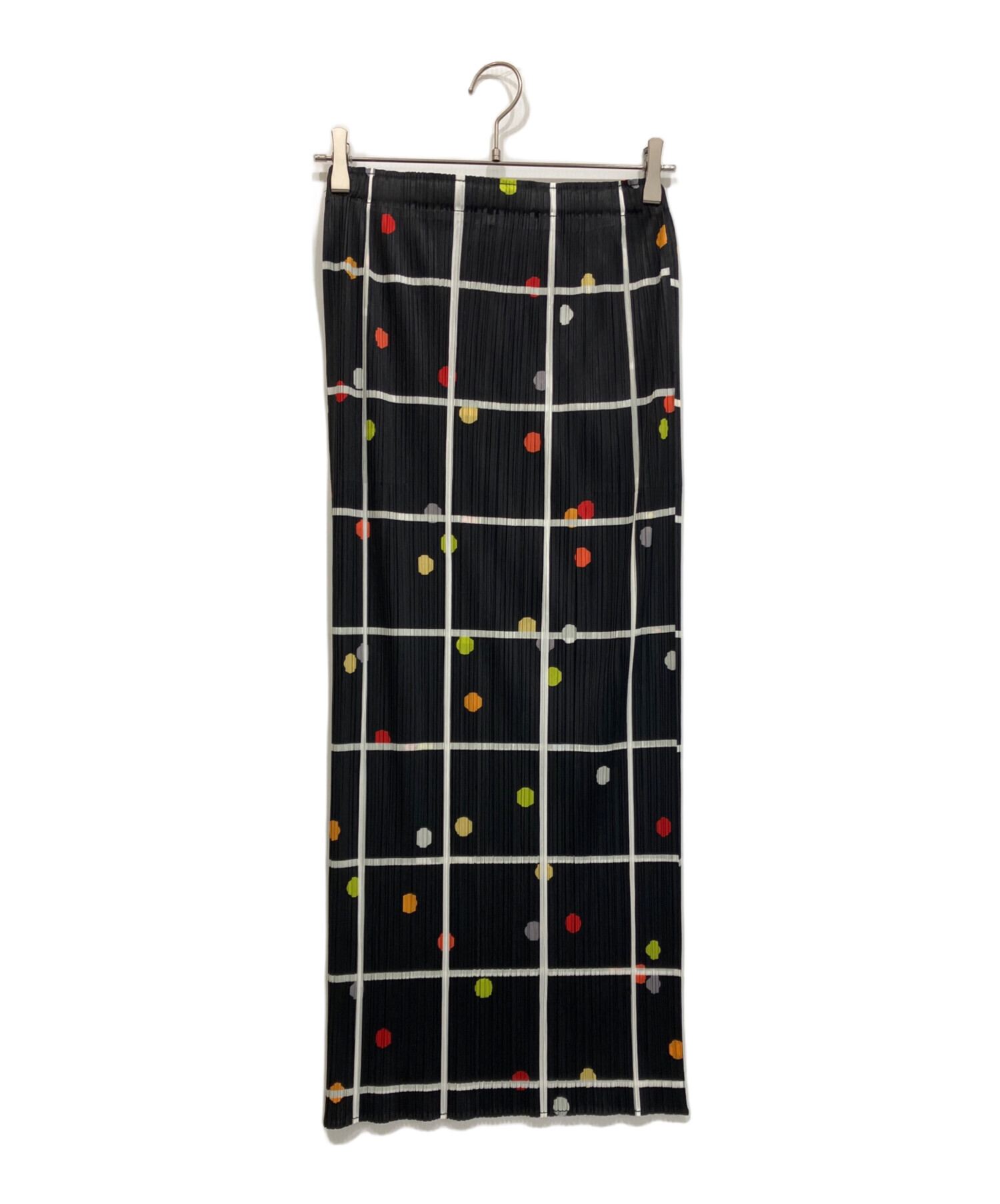 【kkkkk】PLEATS PLEASE ロングスカート 【中古】 中古・古着通販】PLEATS PLEASE (プリーツプリーズ) CROSSING DOTS
