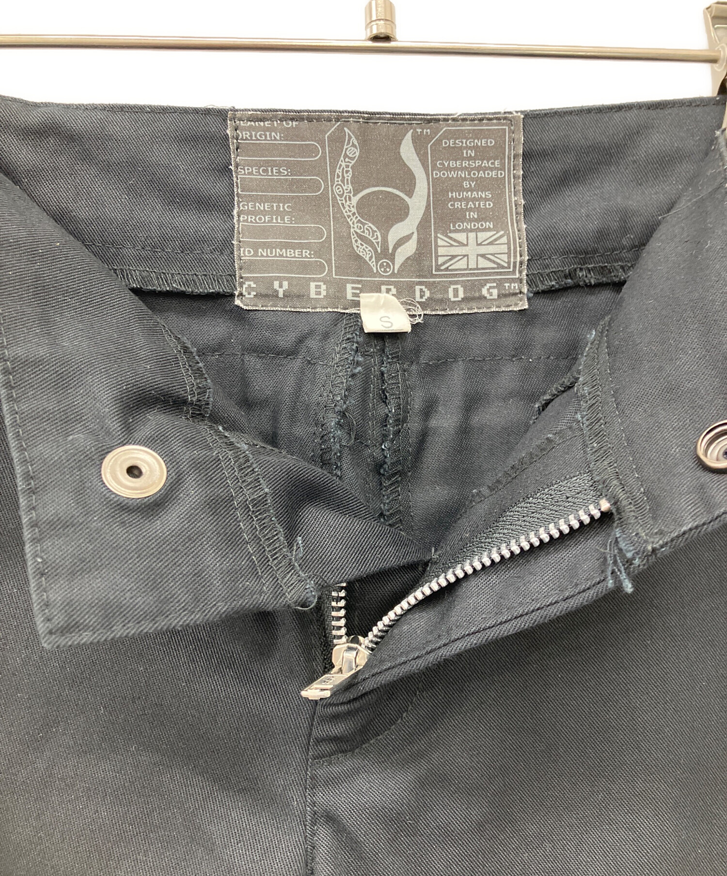 中古・古着通販】CYBERDOG (サイバードッグ) デザインパンツ ブラック