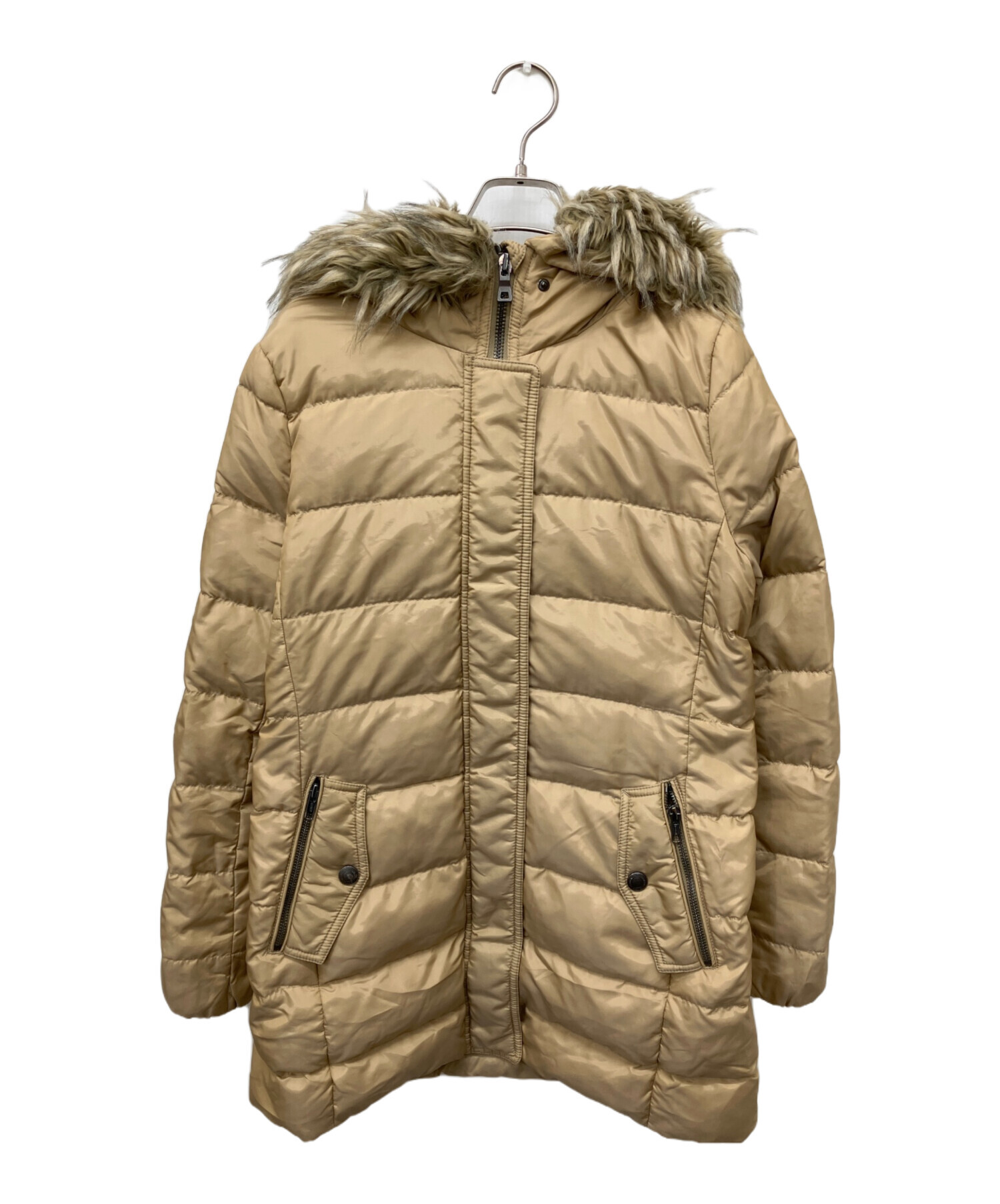 中古・古着通販】COACH (コーチ) ダウンコート ベージュ サイズ:S 中古・古着通販】COACH (コーチ) ダウンコート ベージュ サイズ:S