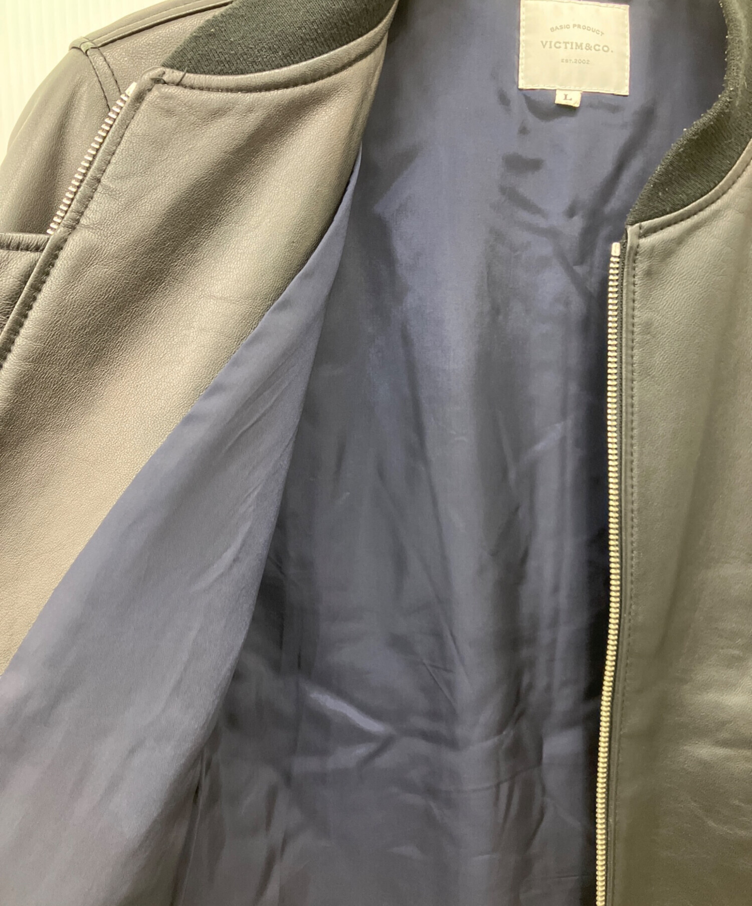 中古・古着通販】VICTIM (ヴィクティム) ラムレザージャケット