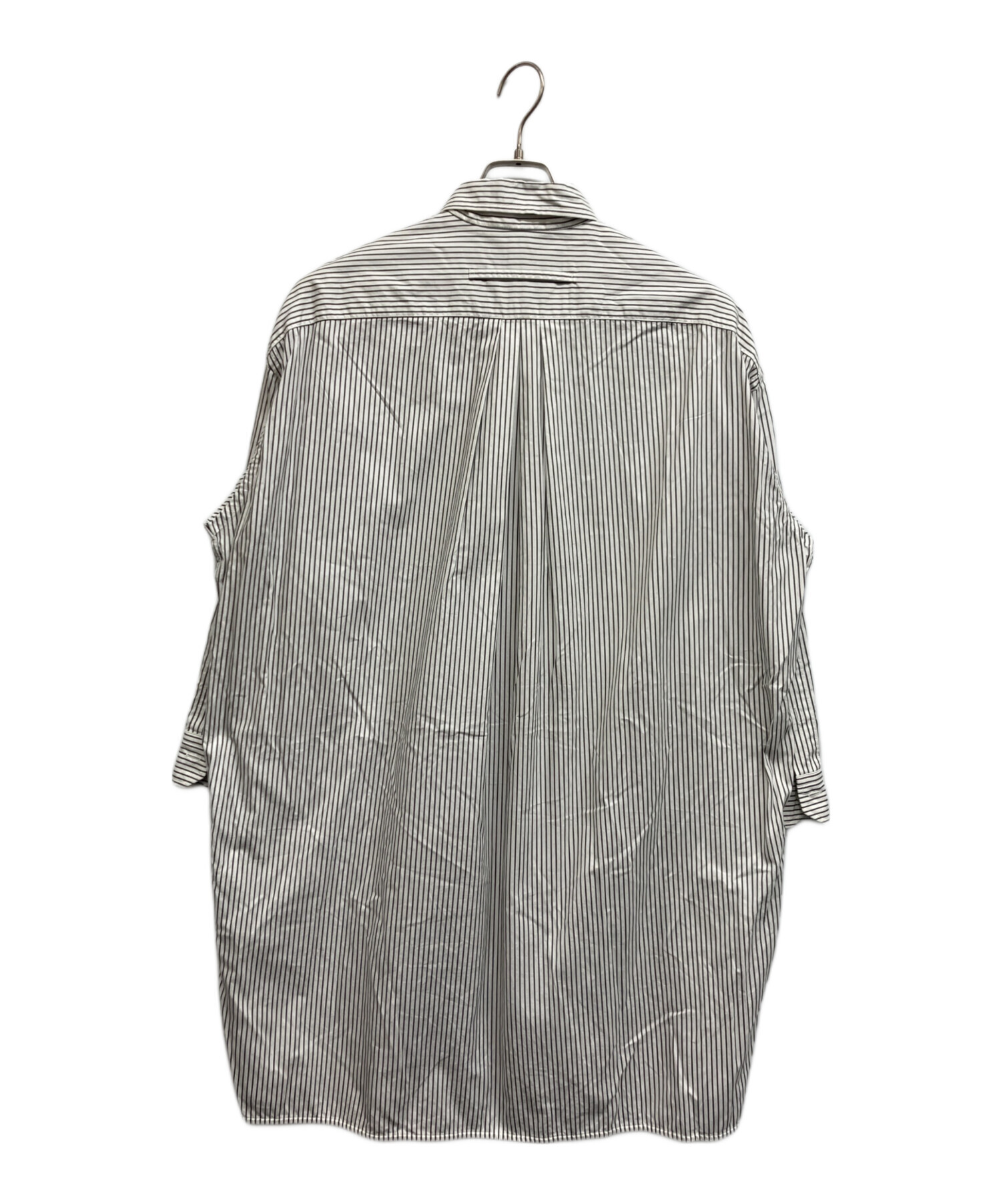中古・古着通販】ticca (ティッカ) ストライプシャツワンピース