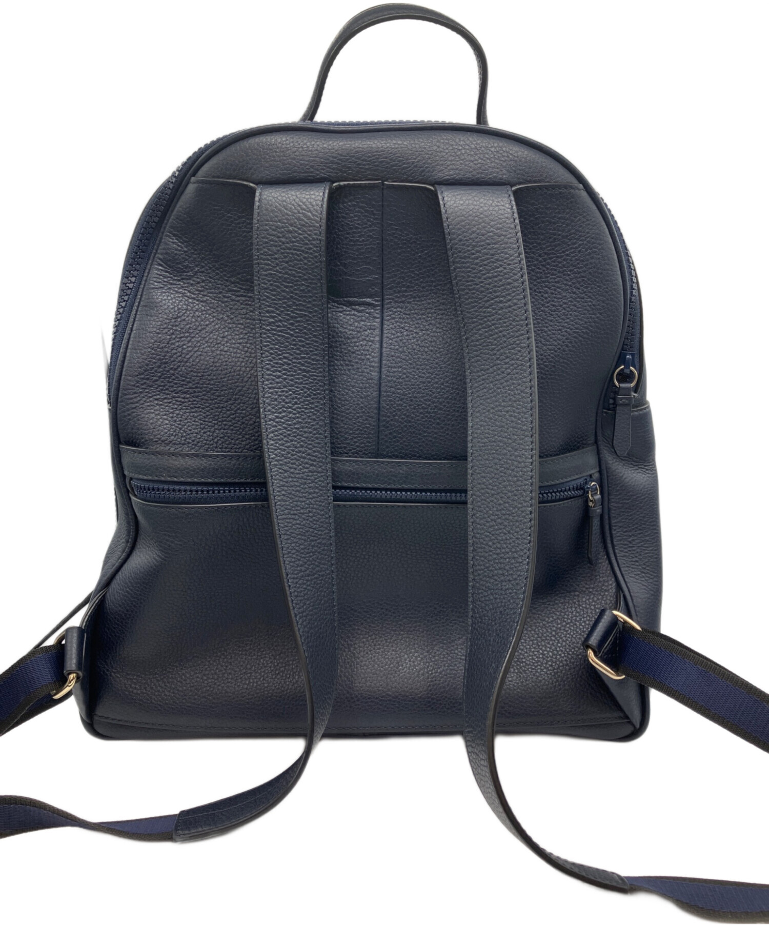 【美品】COLE HAAN レザー リュック 3way 革 ネイビー A4 中古・古着通販】COLE HAAN (コールハーン) レザーリュック ネイビー