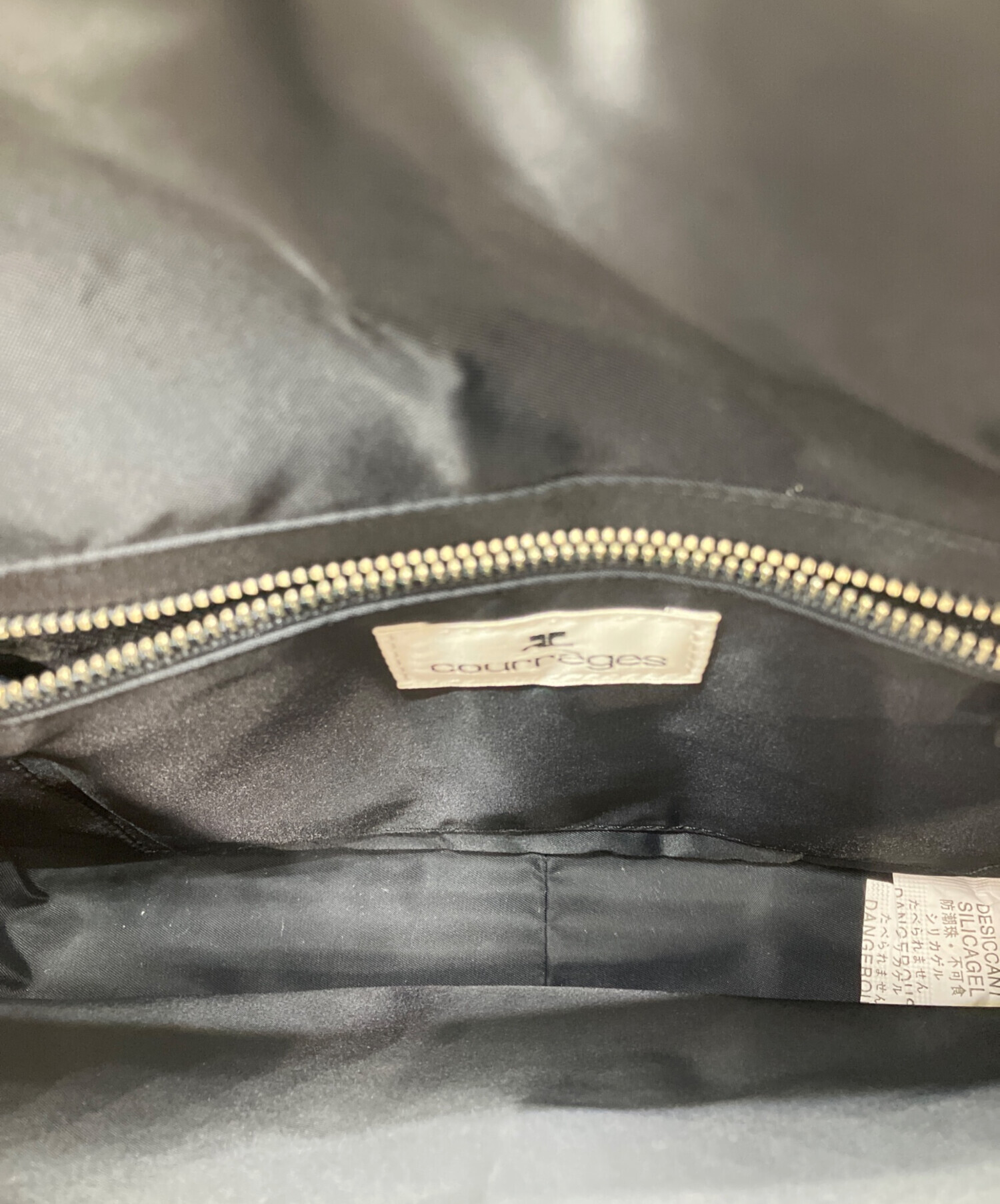 中古・古着通販】courreges (クレージュ) スクエアワンハンドバッグ 