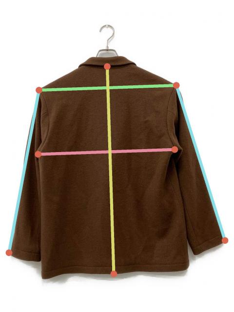 中古・古着通販】POLYPLOID (ポリプロイド) ウールダブルジャケット