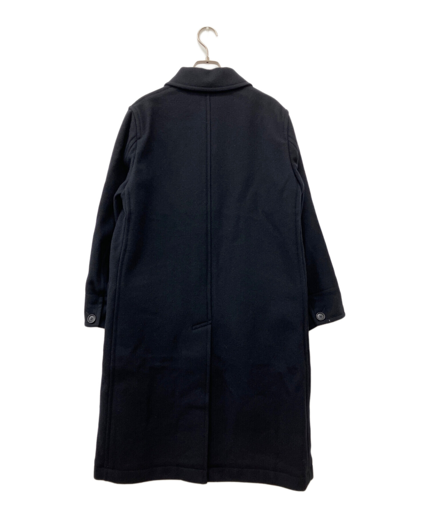 MHL.　ステンカラーコート　ネイビー MHL.（エムエイチエル） ステンカラーコート コート PROOFED COTTON