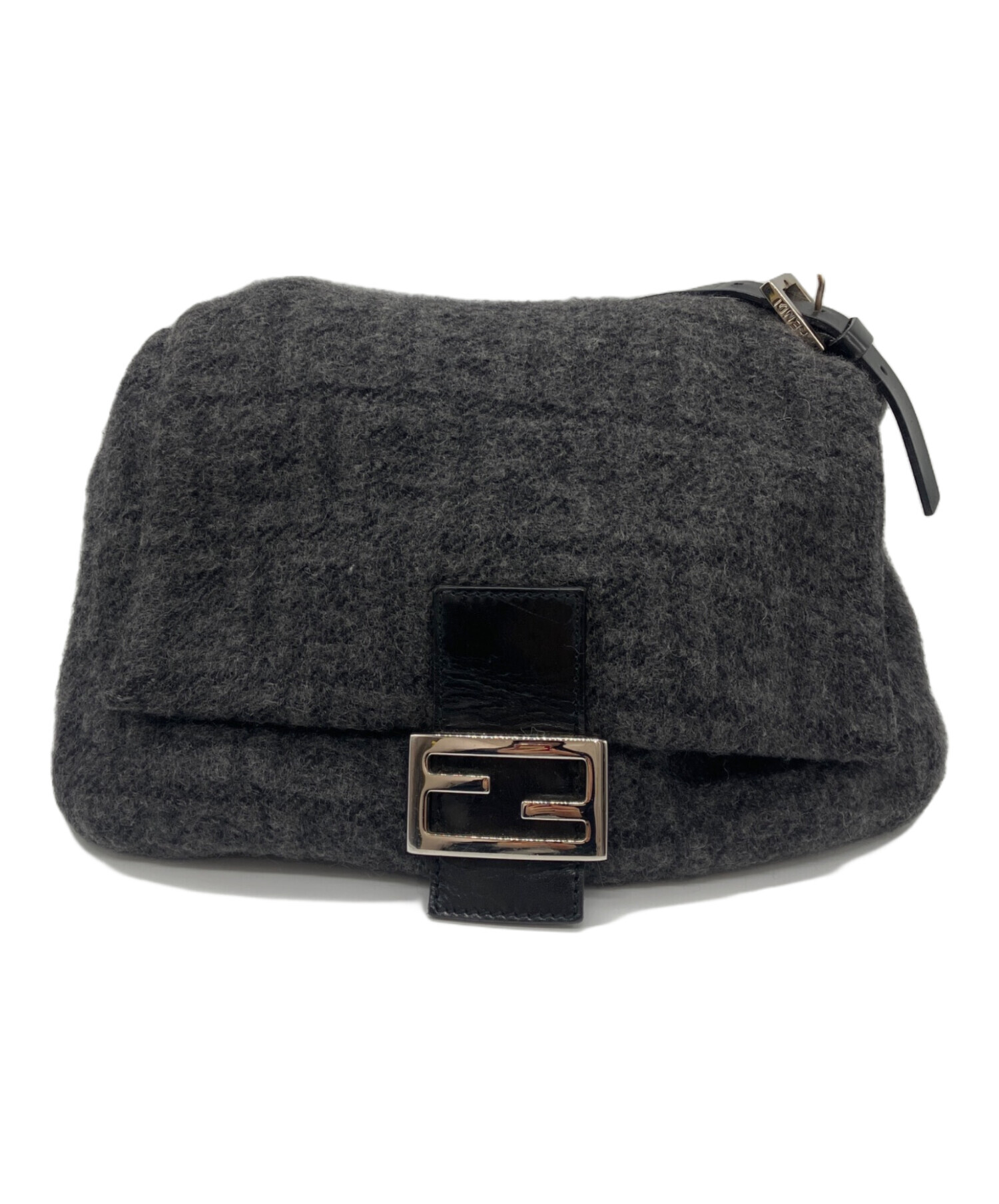 中古・古着通販】FENDI (フェンディ) ズッカ柄ウールショルダーバッグ