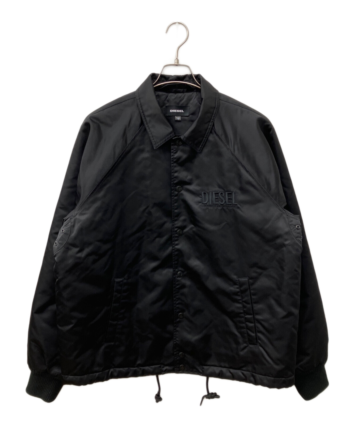 中古・古着通販】DIESEL (ディーゼル) コーチジャケット ブラック