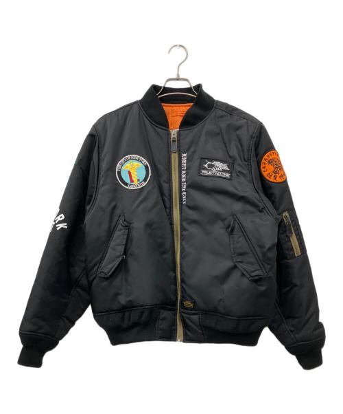 Lafayette ブラックジャケット Lサイズ 中古・古着通販】Lafayette (ラファイエット) MA-1ジャケット ブラック