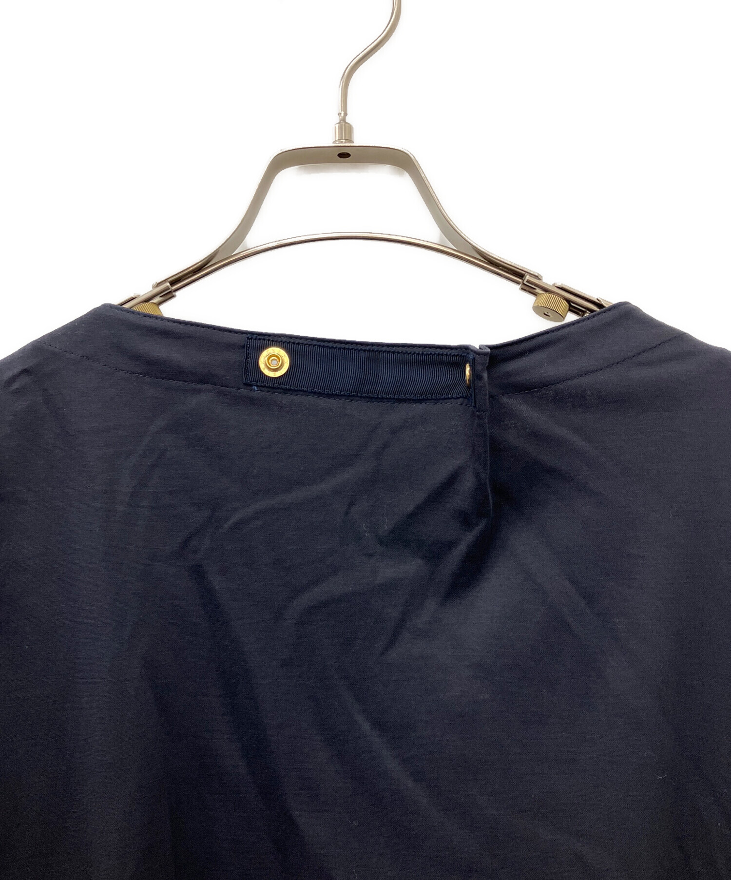 中古・古着通販】DRAWER (ドゥロワー) クルーネックコットンワンピース
