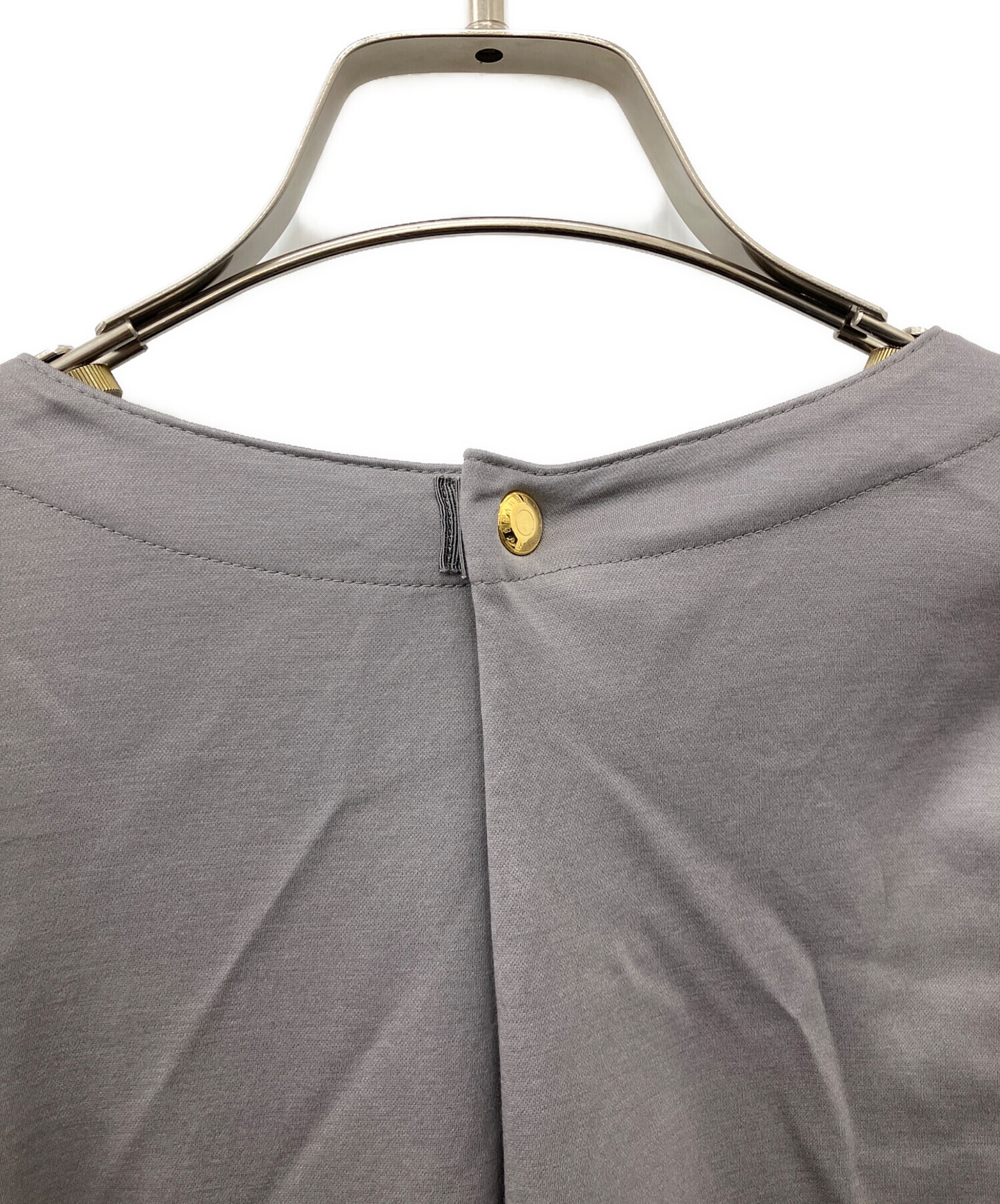 中古・古着通販】DRAWER (ドゥロワー) クルーネックコットンワンピース