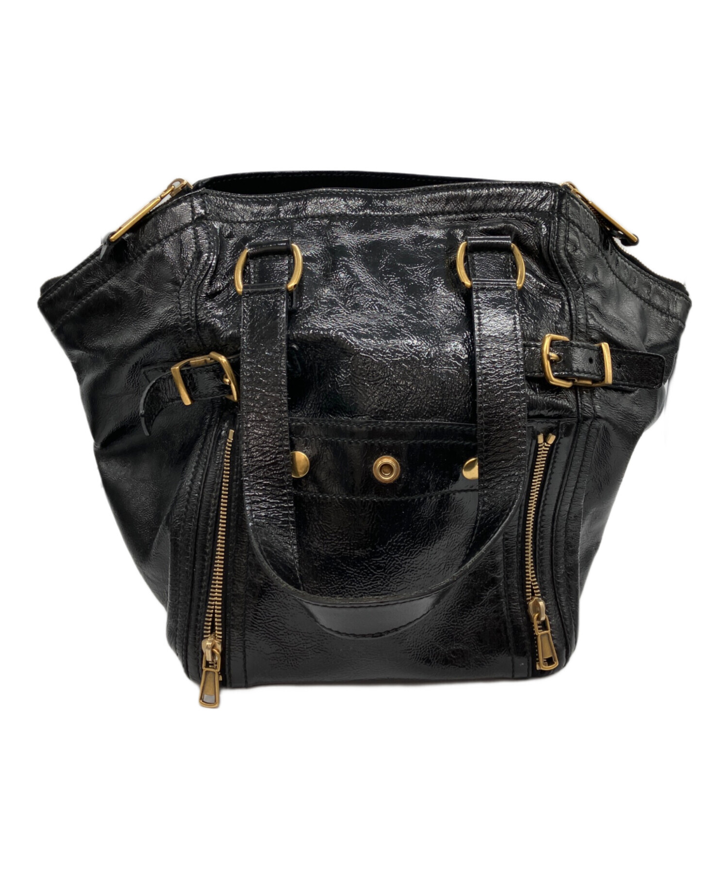 Yves Saint Laurent ダウンタウン トートバッグ 中古・古着通販】Yves Saint Laurent (イヴサンローラン) ダウンタウン