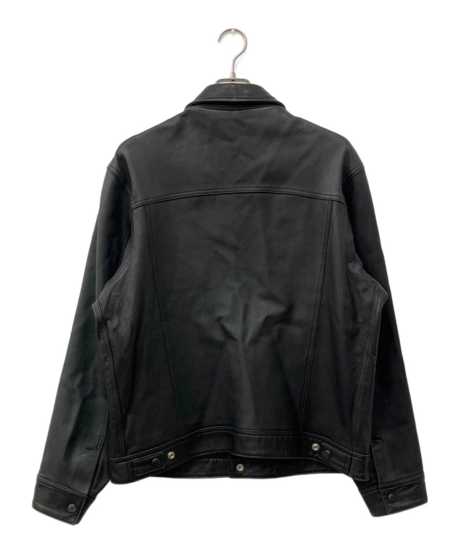 中古・古着通販】SUPREME (シュプリーム) 18AW LEATHER TRUCKER JACKET 