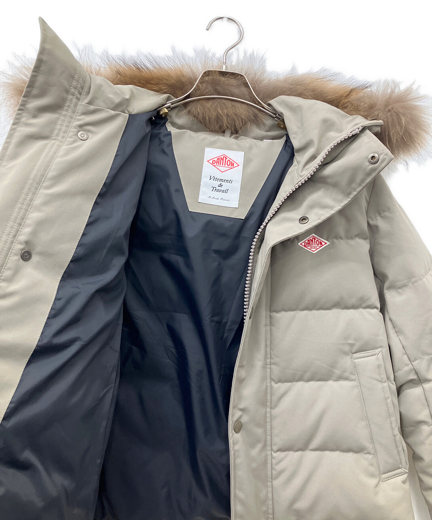 中古・古着通販】DANTON (ダントン) タッサーラクーンファーダウン