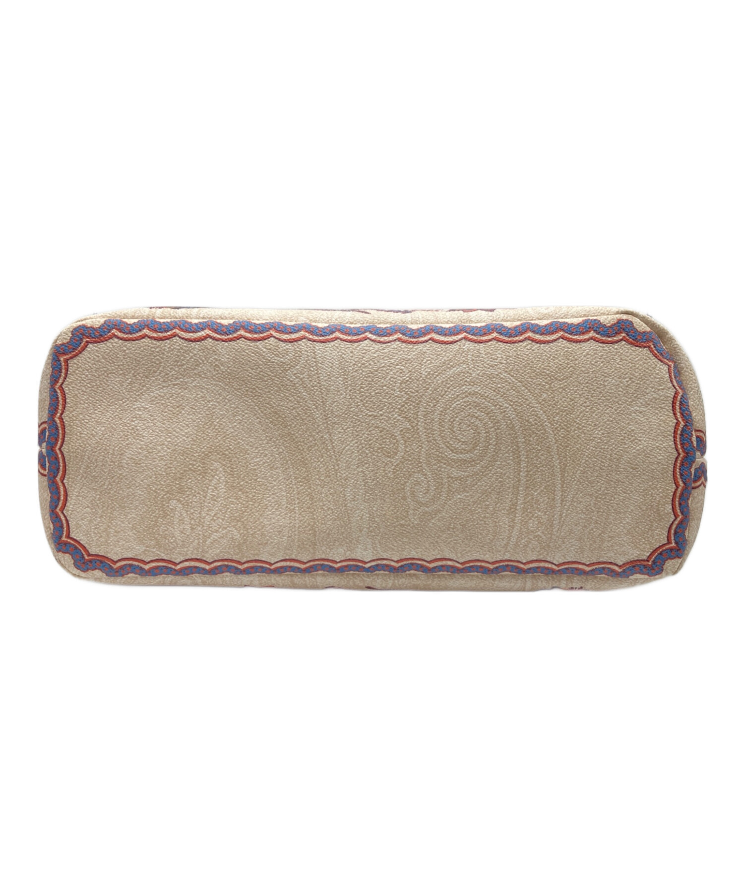 中古・古着通販】ETRO (エトロ) 花柄トートバッグ ベージュ×ボルドー