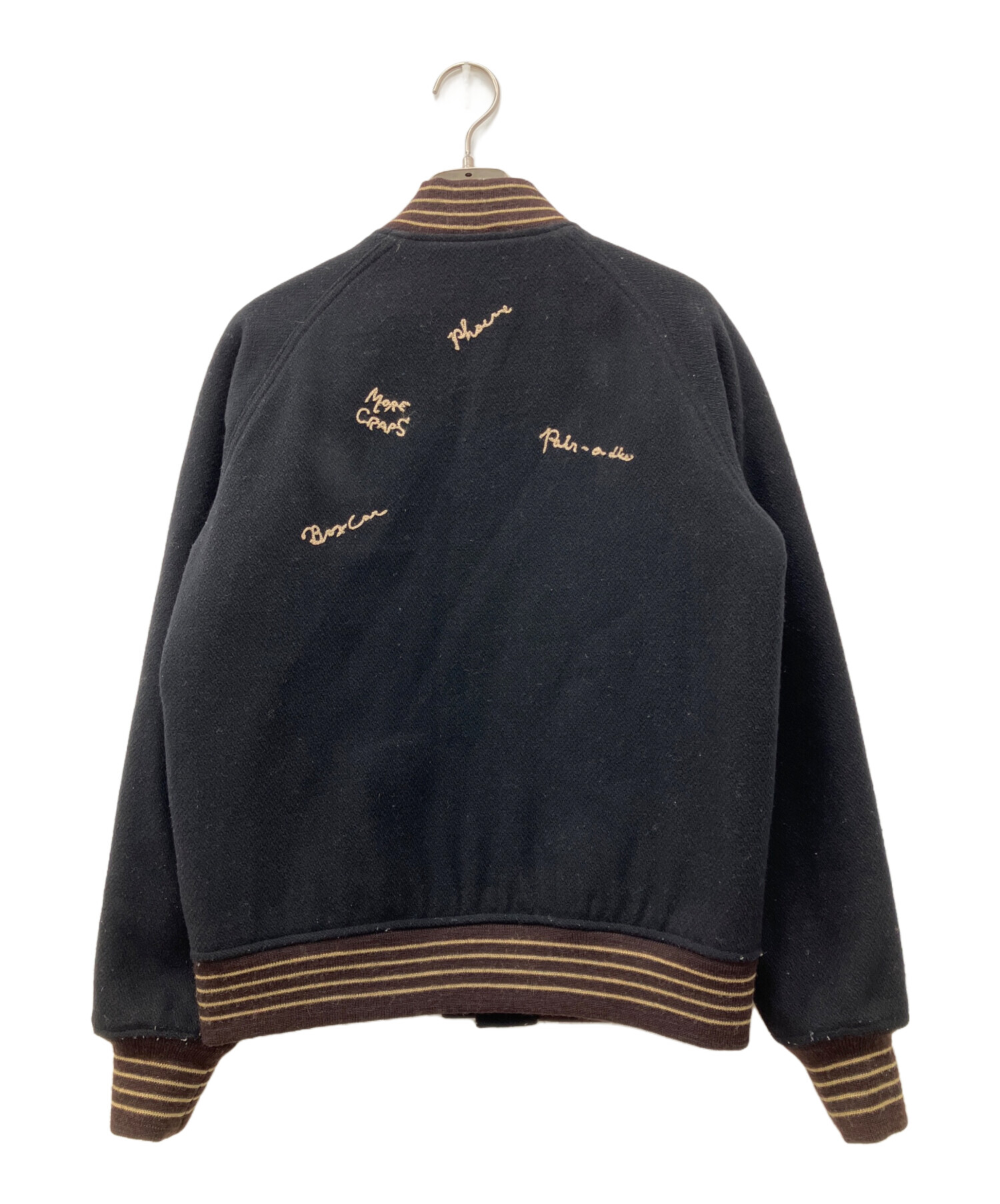 中古・古着通販】whitesville (ホワイツビル) スタジャン ブラック