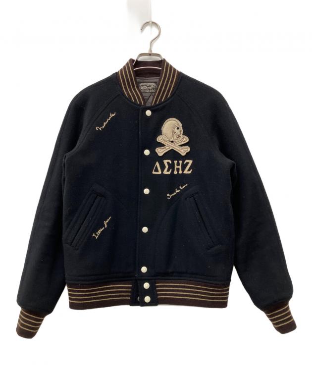 Whitesville スタジャン black boneサイズ36 中古・古着通販】whitesville (ホワイツビル) スタジャン ブラック