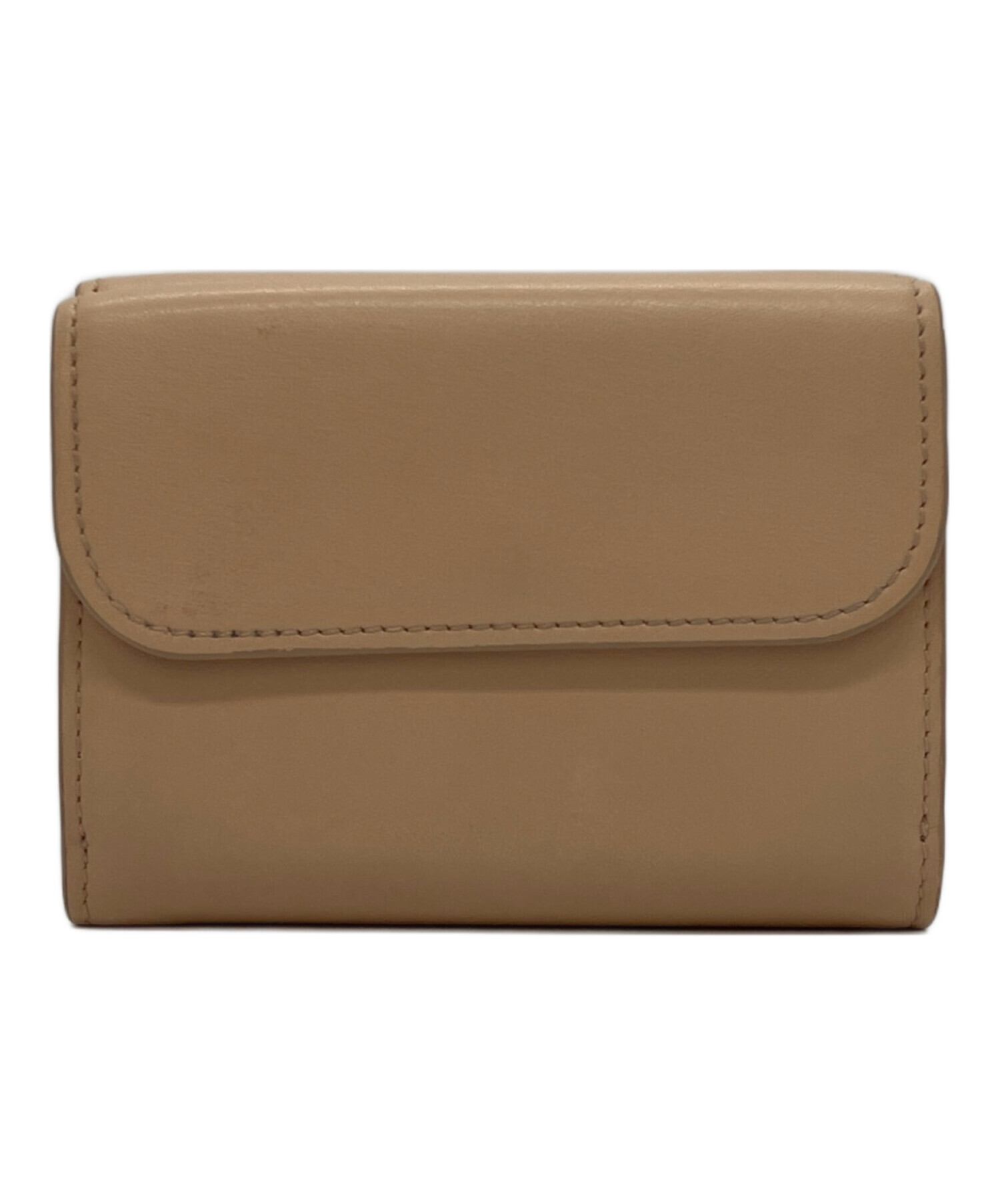 中古・古着通販】Chloe (クロエ) Cロゴコンパクトウォレット ベージュ 