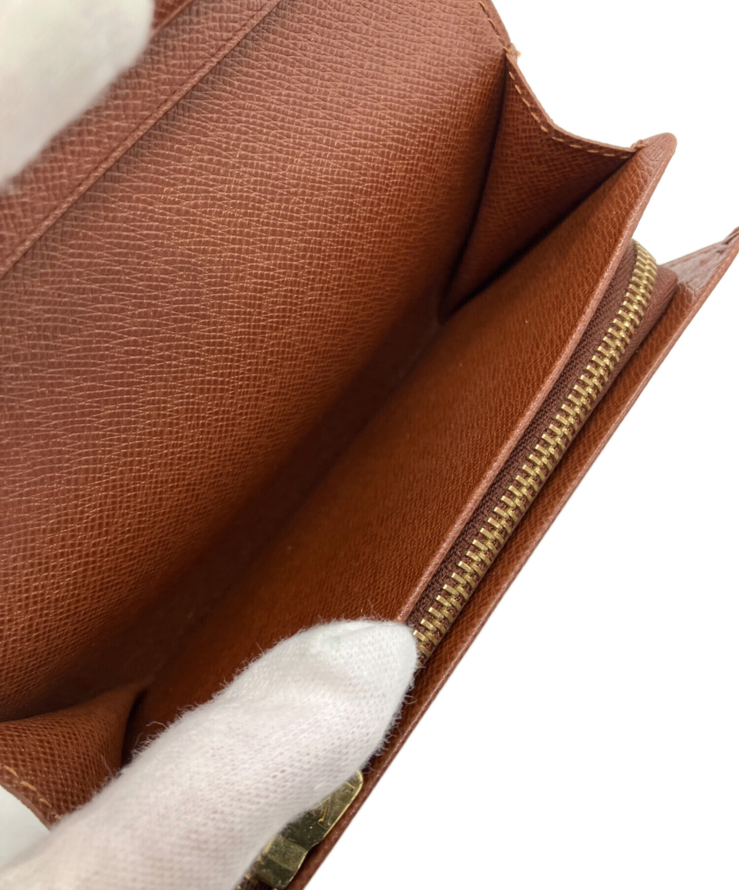 中古・古着通販】LOUIS VUITTON (ルイ ヴィトン) 2つ折り財布 ブラウン
