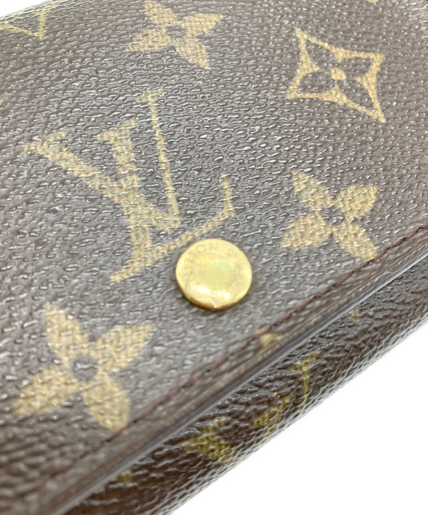 中古・古着通販】LOUIS VUITTON (ルイ ヴィトン) 2つ折り財布 ブラウン