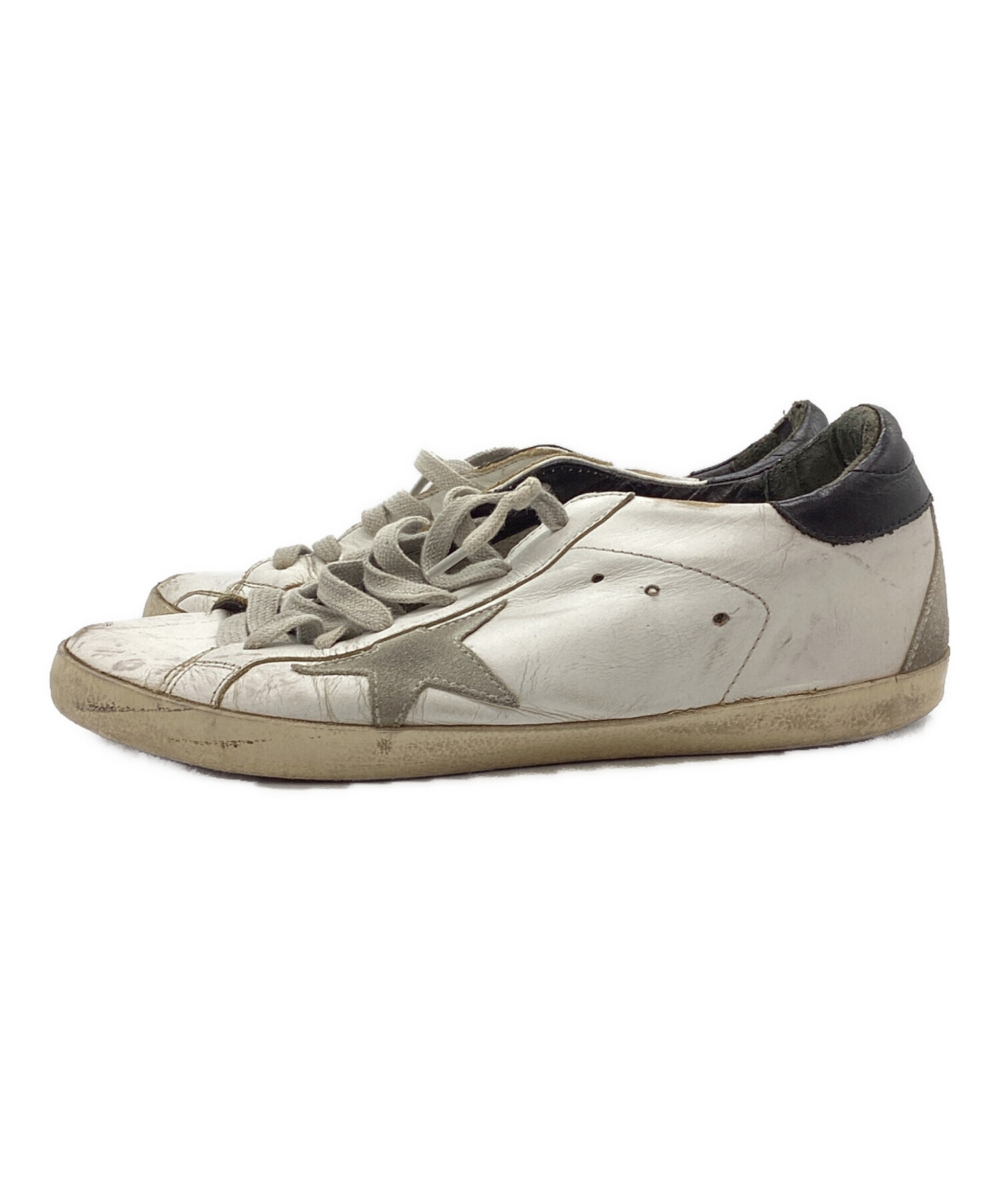 中古・古着通販】GOLDEN GOOSE (ゴールデングース) SUPERSTAR ダメージ