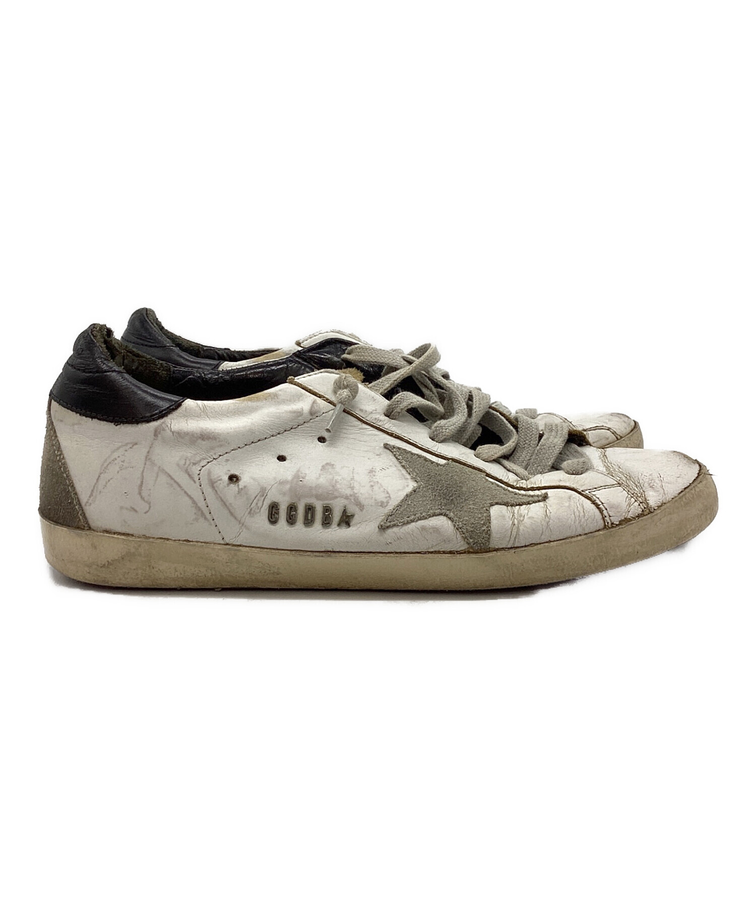 中古・古着通販】GOLDEN GOOSE (ゴールデングース) SUPERSTAR ダメージ 