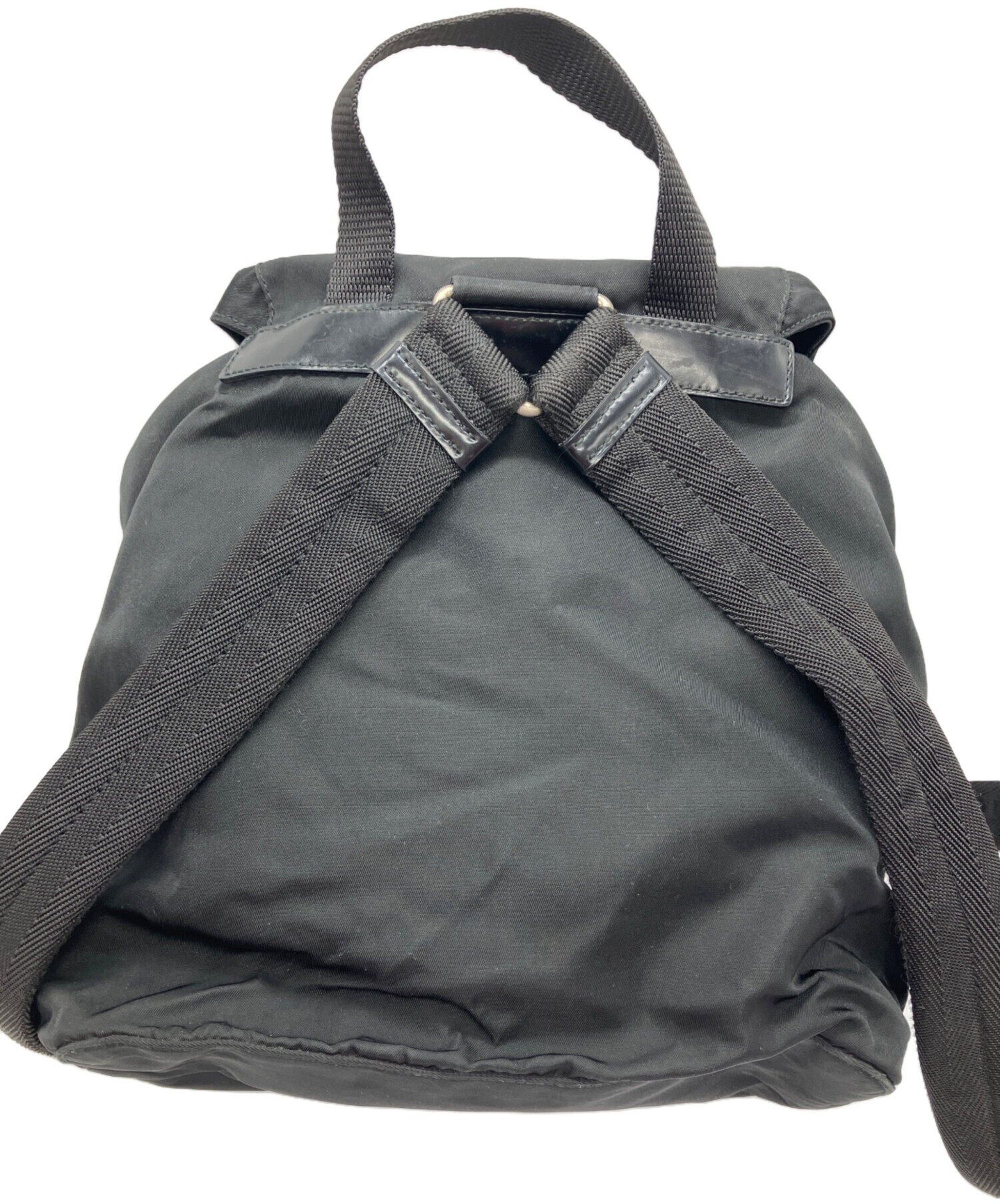 中古・古着通販】PRADA (プラダ) ナイロンミニリュック ブラック