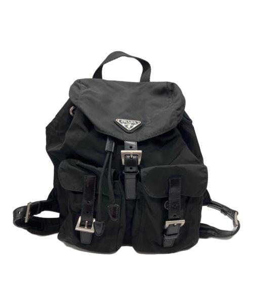 中古・古着通販】PRADA (プラダ) ナイロンミニリュック ブラック