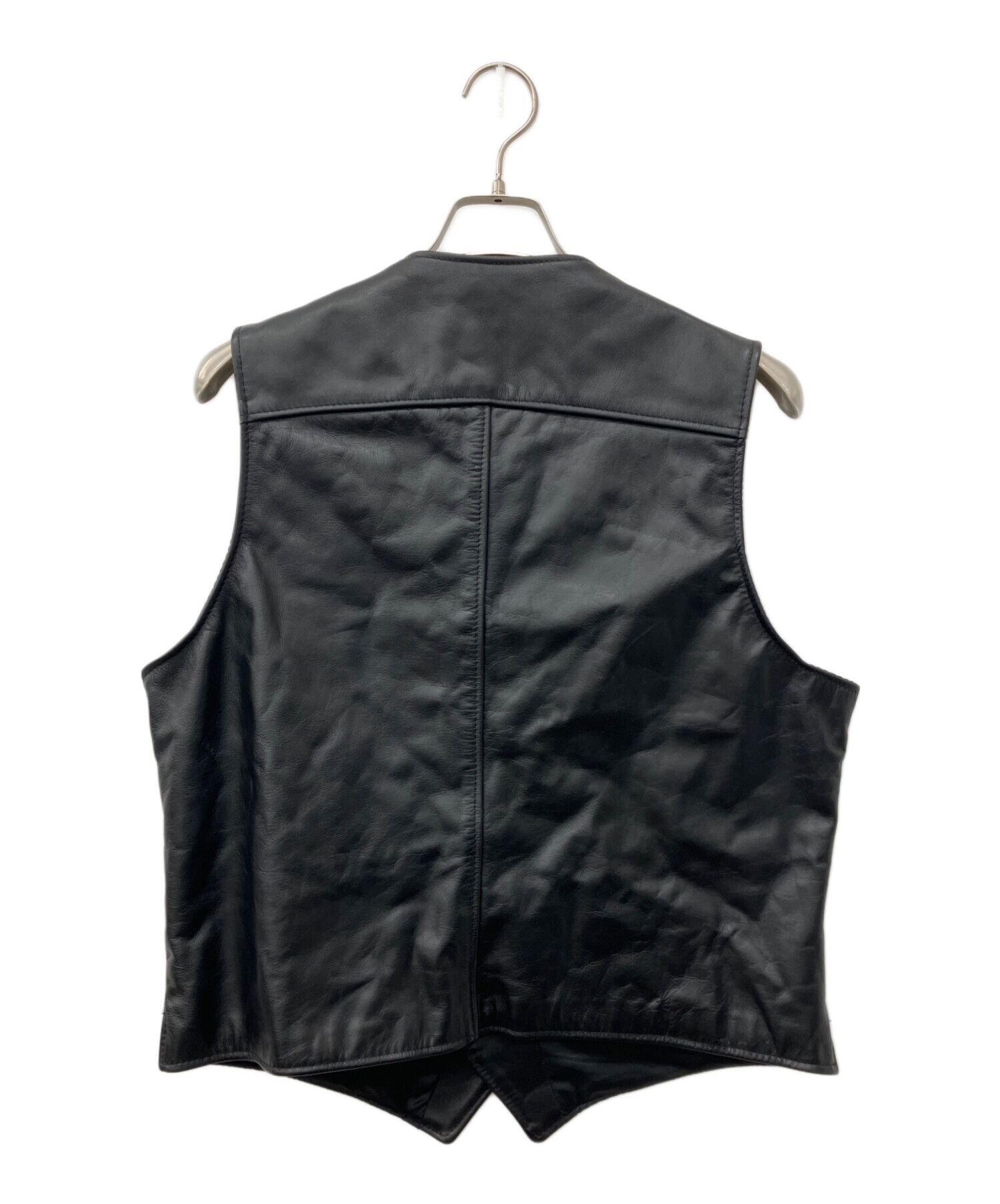 Schott ショット レザー ライダース ベスト 109V Lサイズ 中古良品 生産終了！レア品番109V！ショットschottレザーダブルライダースベスト